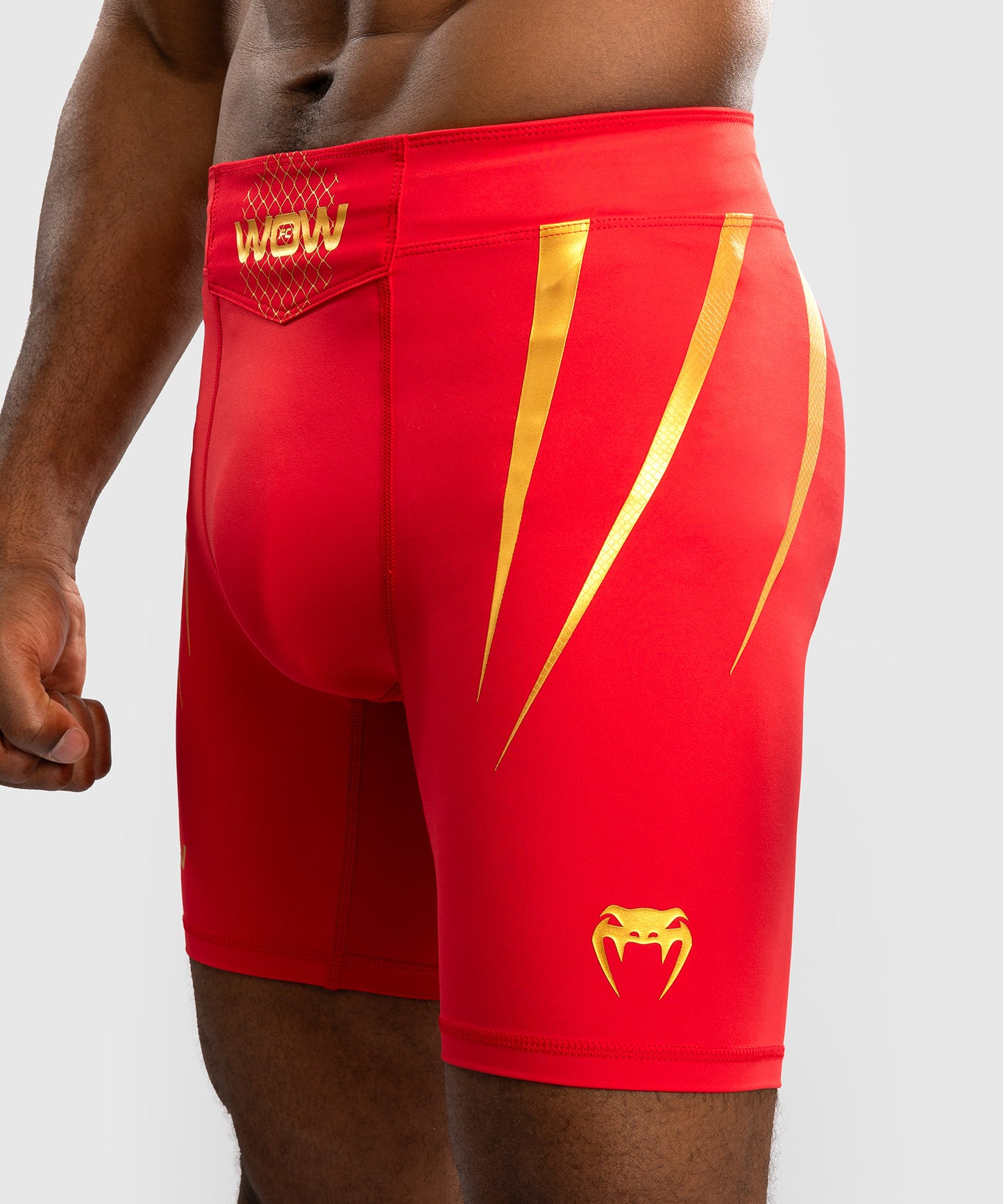 Venum x WOW FC Herren Vale Tudo Shorts - Fury Red/ Gold