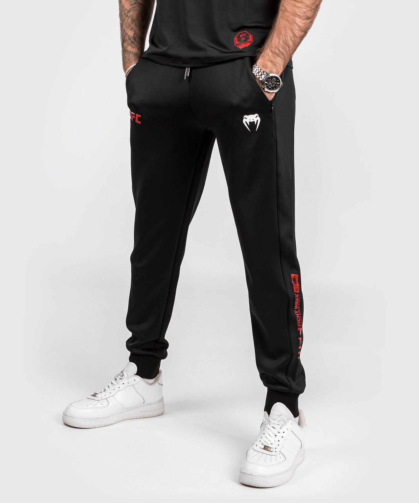 Pantalon de jogging de performance pour Hommes UFC Adrenaline by Venum Fight Week - Noir --