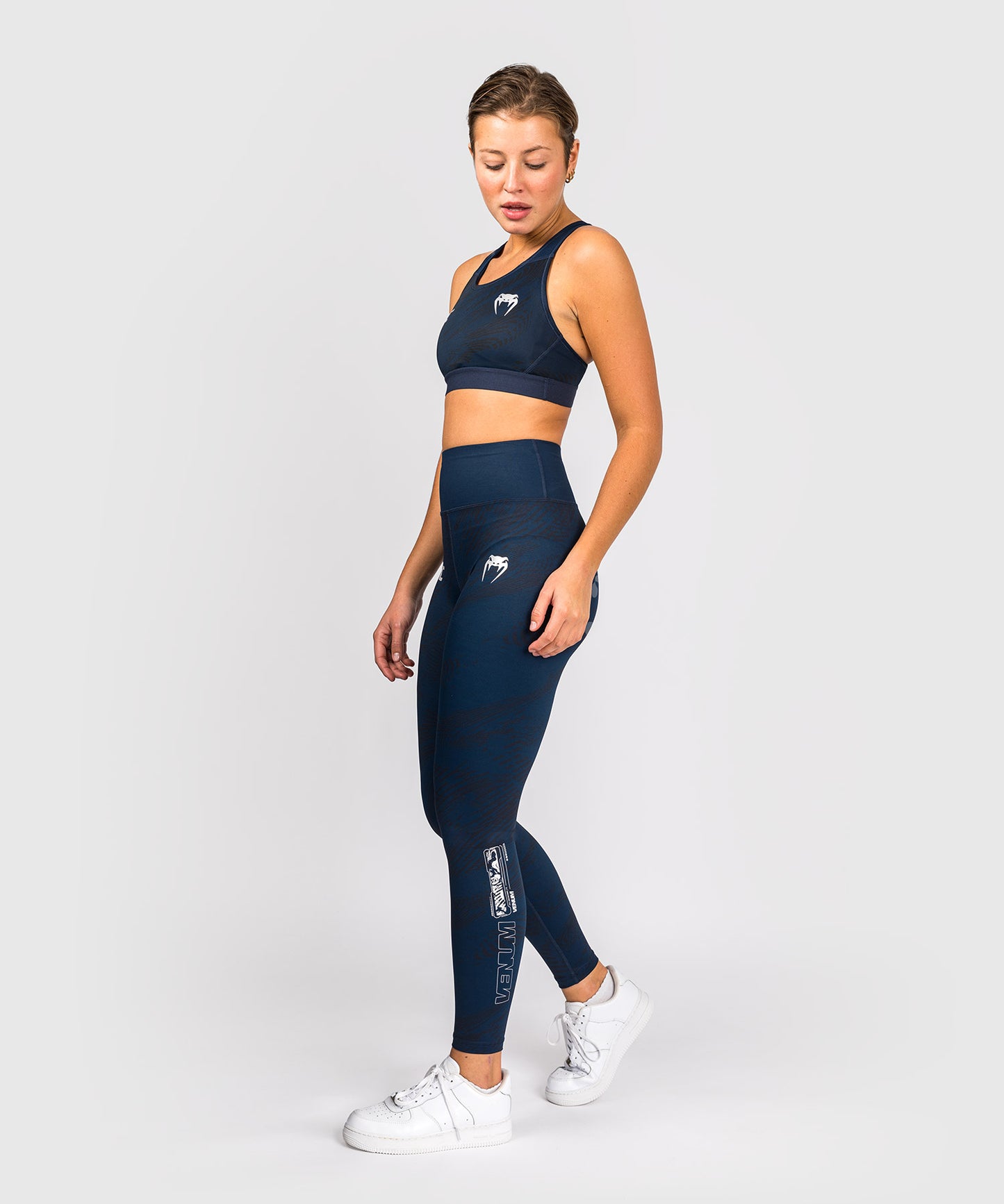 UFC Fusion by Venum Fight Week Leggings de Rendimiento para Mujer - Azul oceánico
