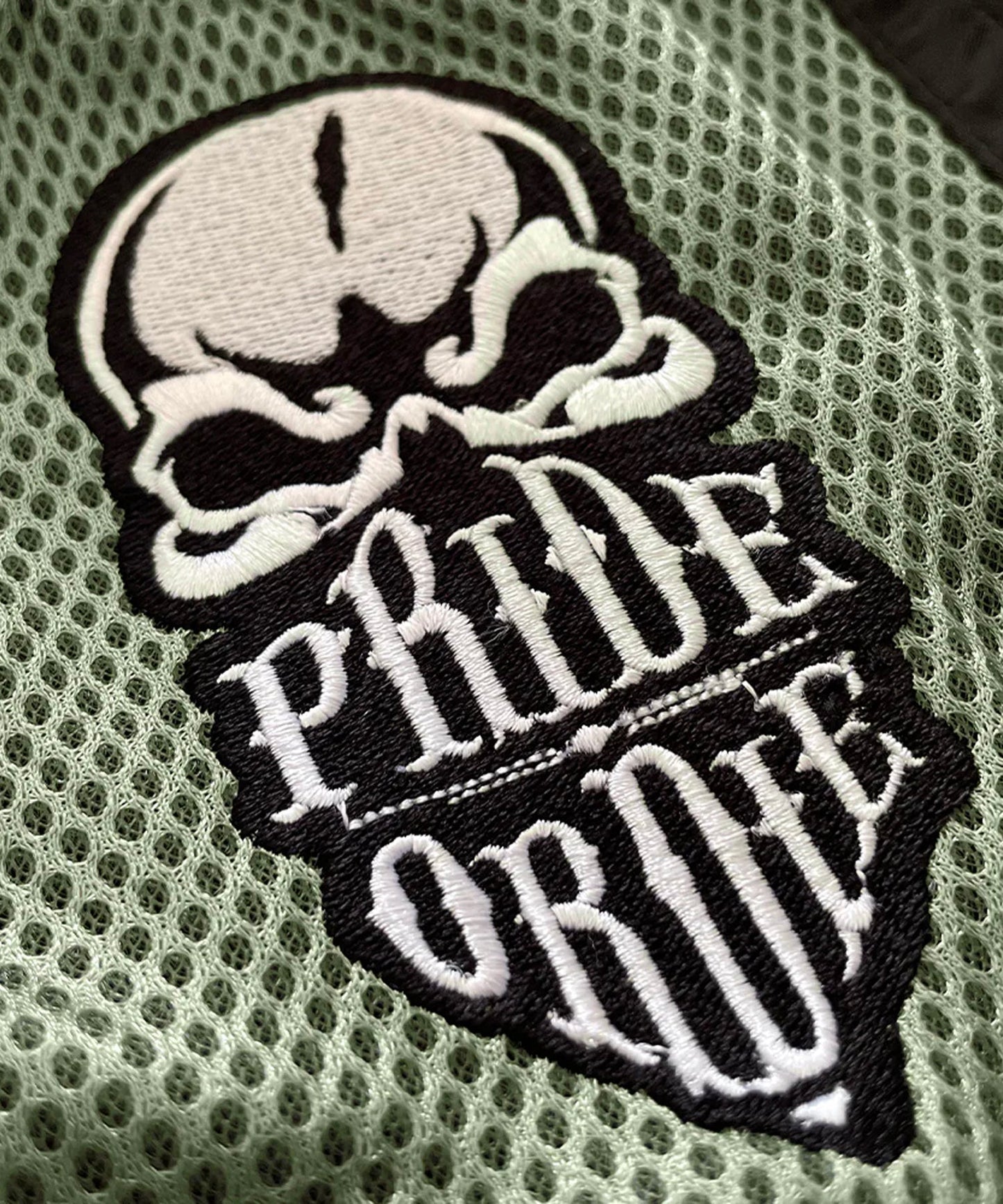Pride or Die Pirate V2 Fight Shorts – Black/Beige
