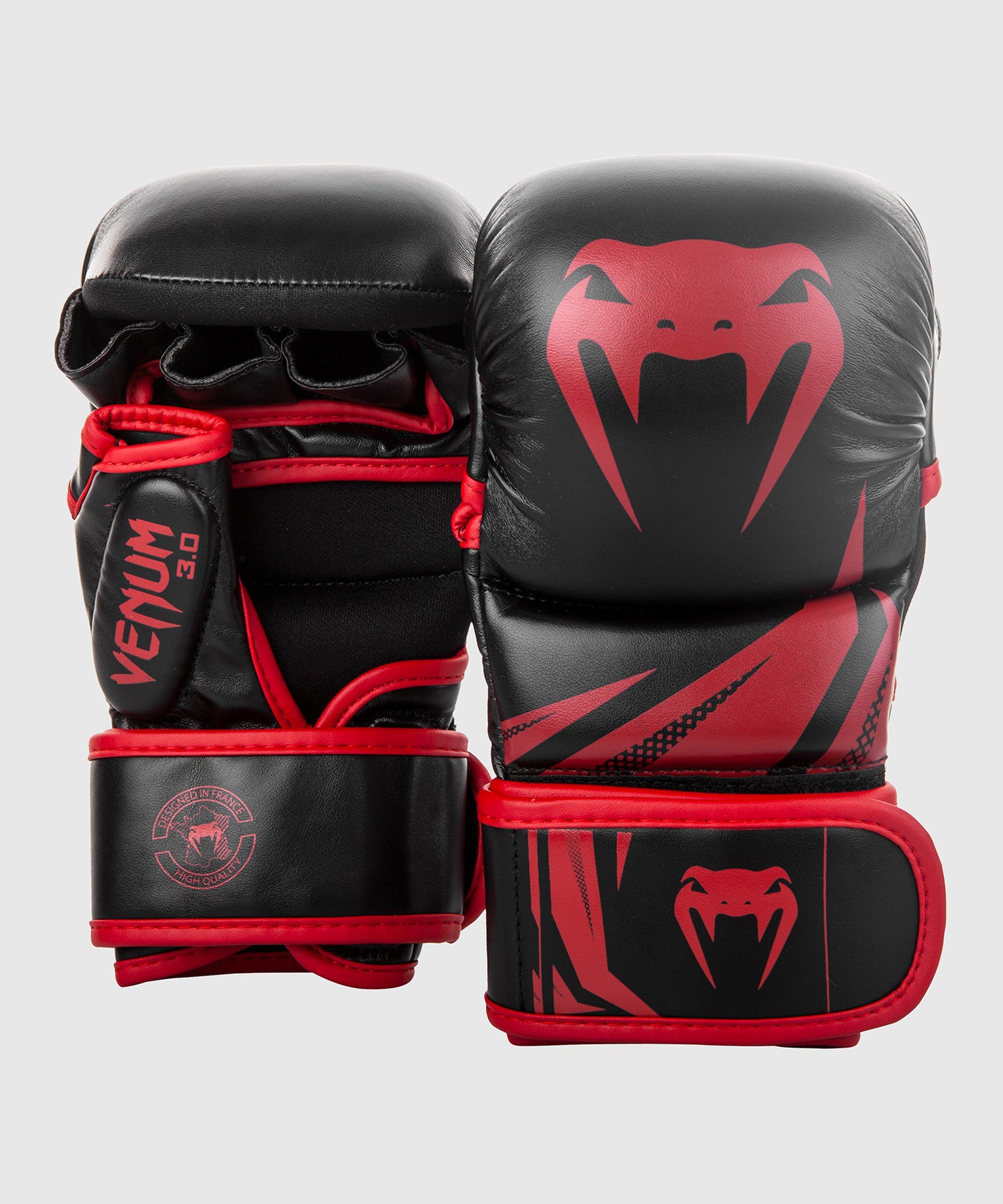 Venum Challenger 3.0 Guantes de Sparring MMA - Negro/Rojo