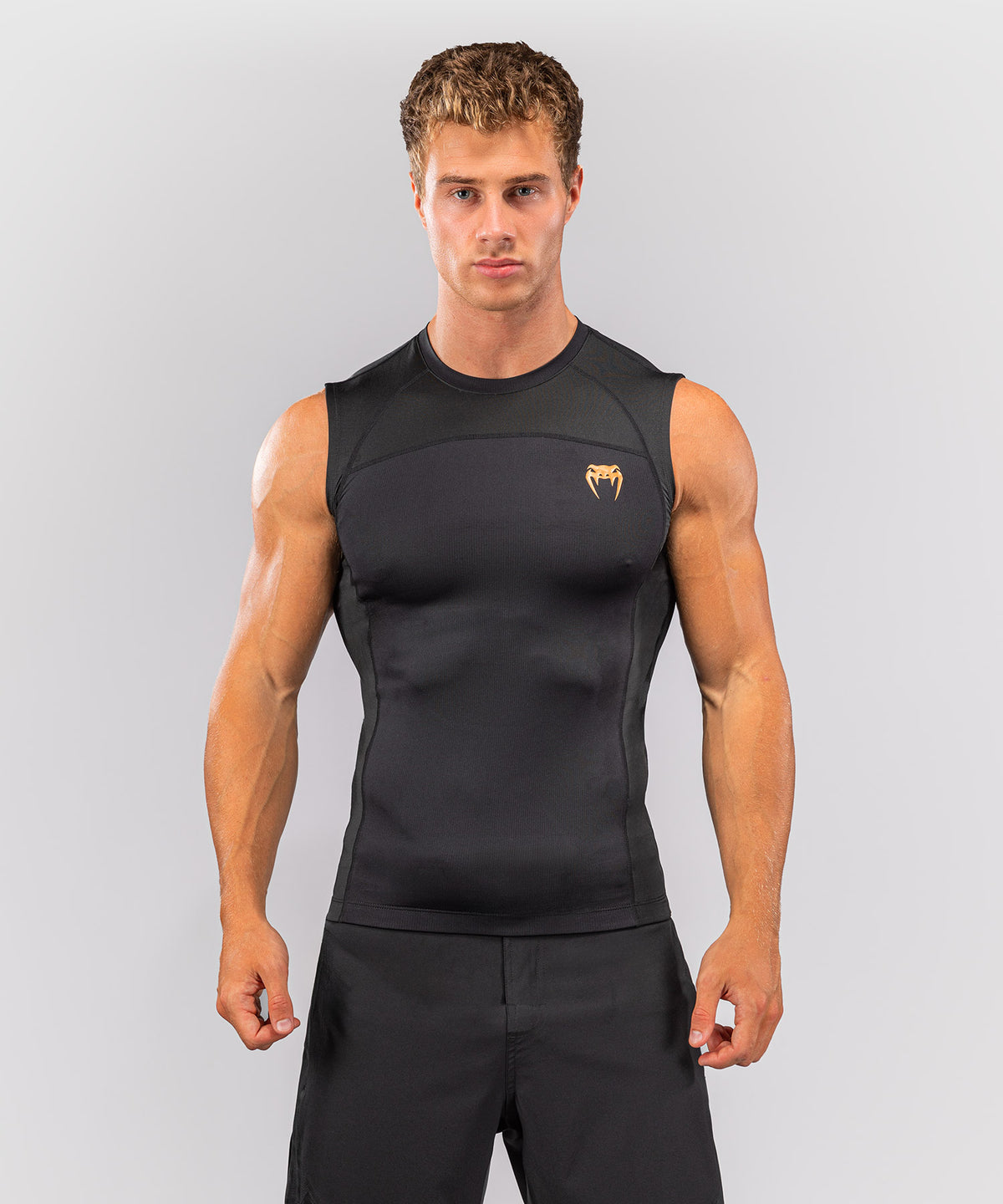 Venum G-Fit Revolution Ärmelloses Rashguard - Schwarz/Kupfer