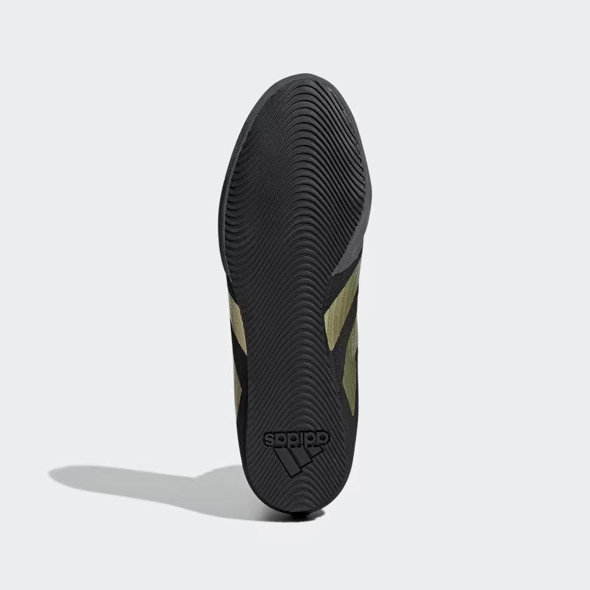 Chaussures de Boxe Adidas Box Hog Iv - Noir/Or