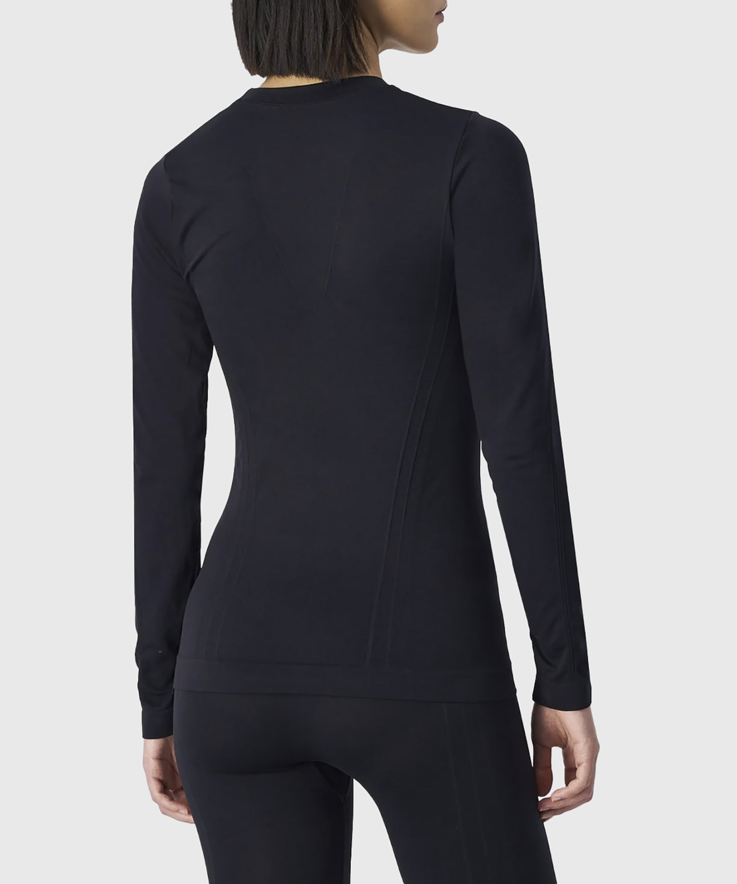 Champion Seamless Rundhals Top Damen - Schwarz/Schwarz