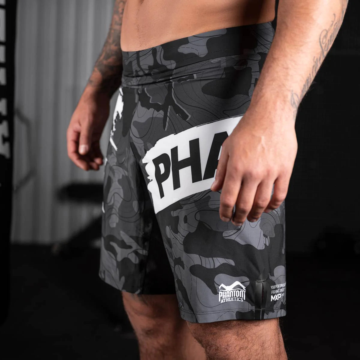 Short de MMA Phantom Athletics Flex Urban - Noir