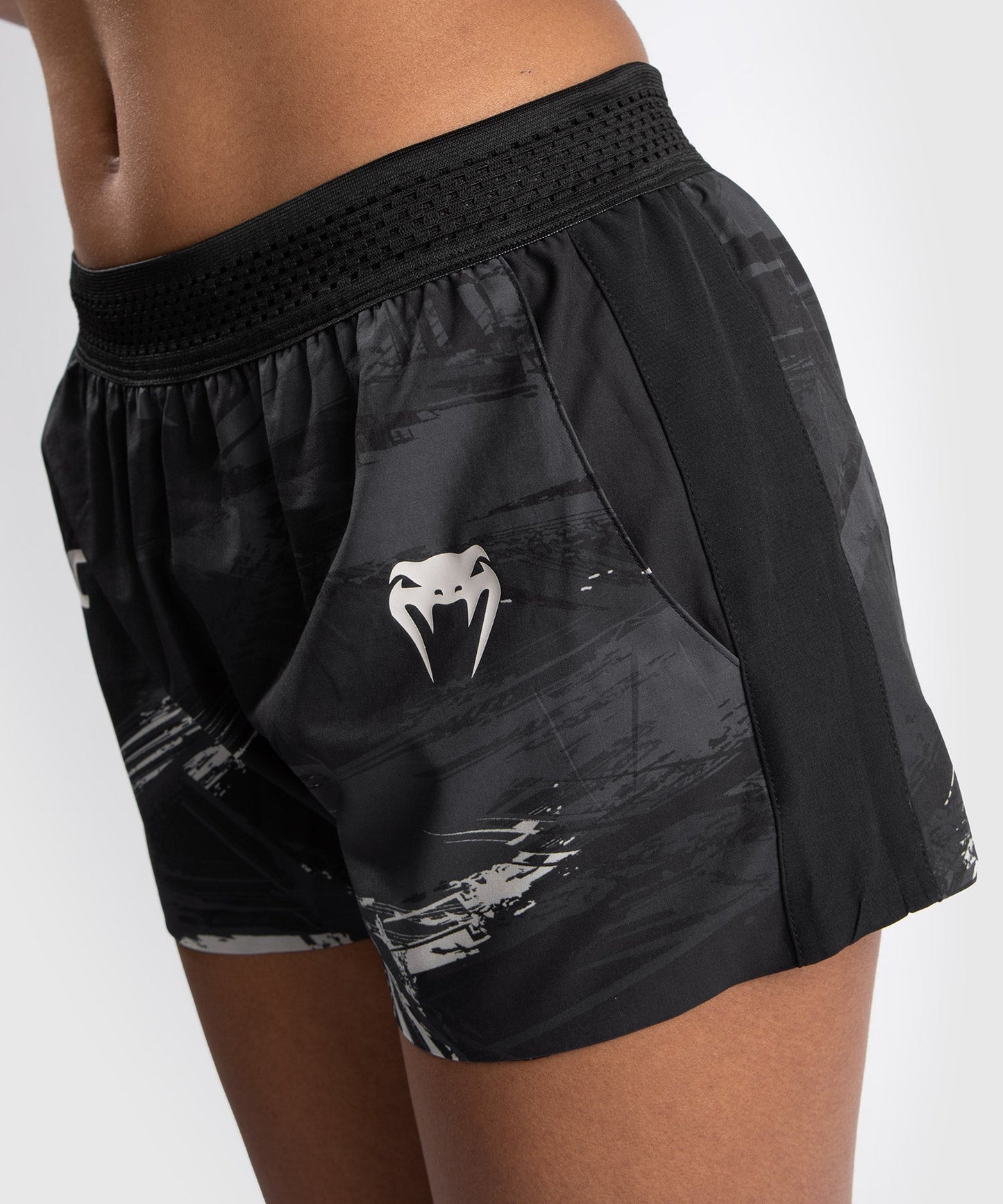 UFC Venum Authentic Fight Week 2.0 Training Shorts - For Women - Black/Sand