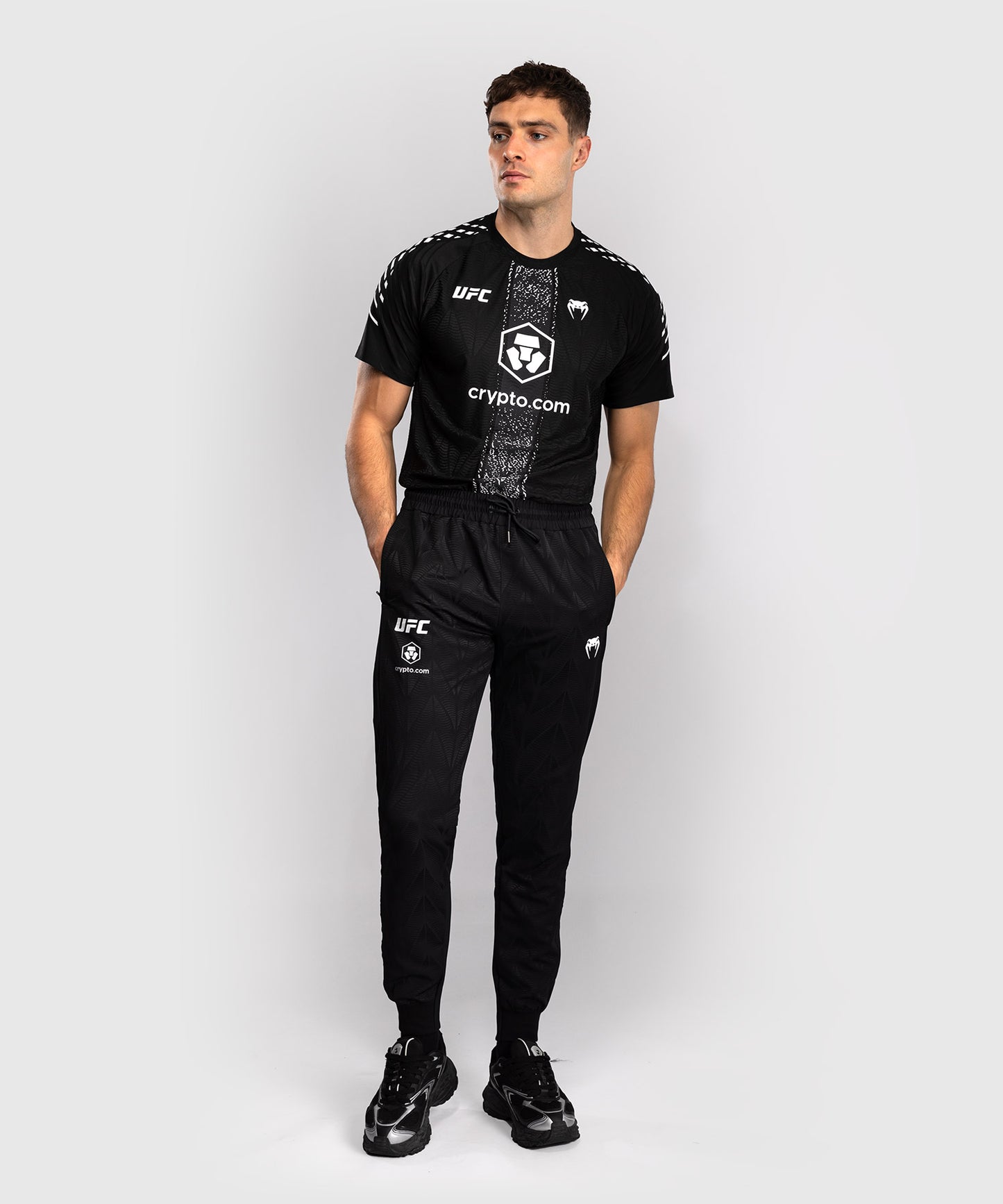 UFC Zenith by Venum Authentic Fight Night Pantaloni Walkout Uomo - Nero