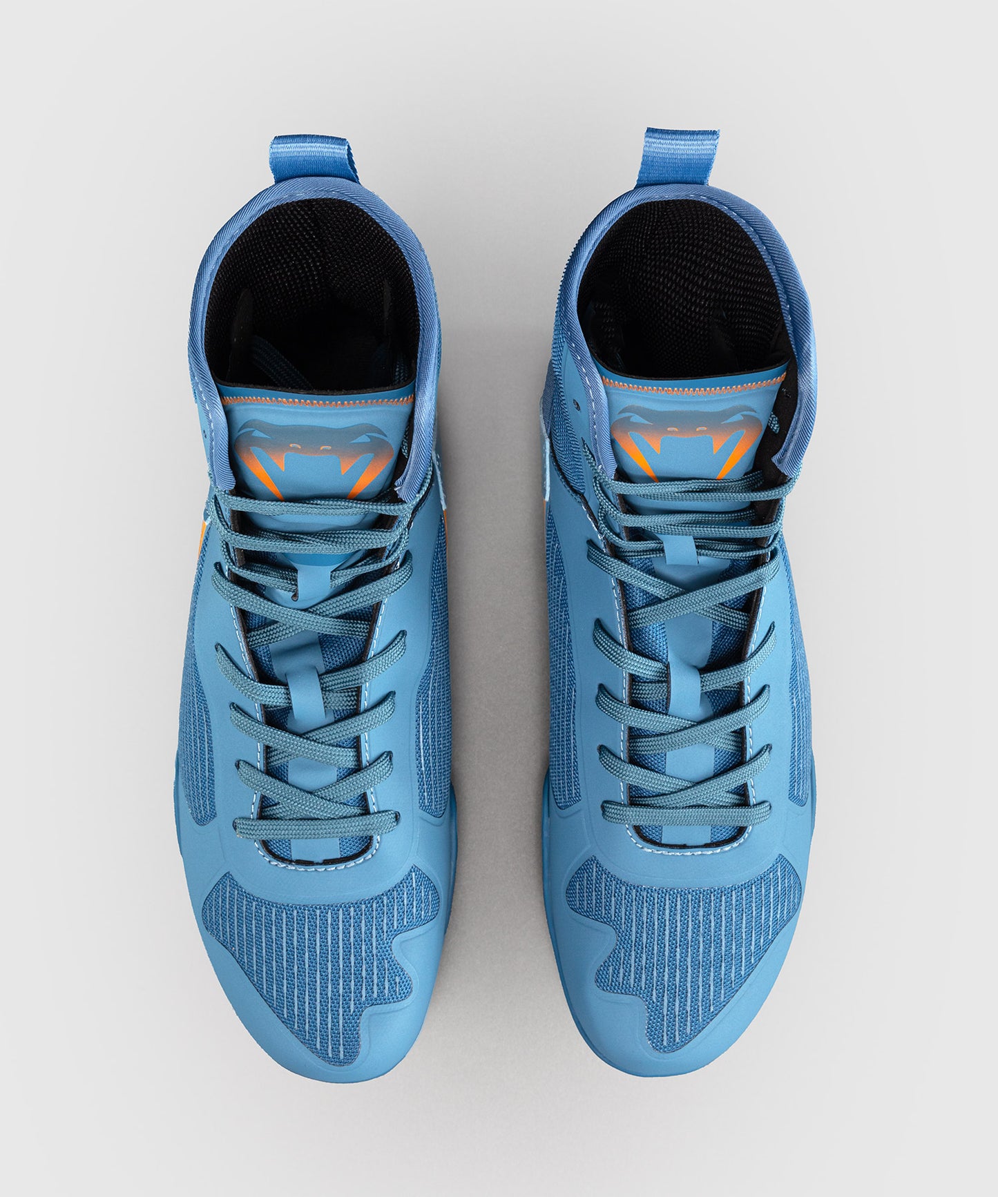 Venum Elite Neo Boxschuhe – Stahlblau/Orange