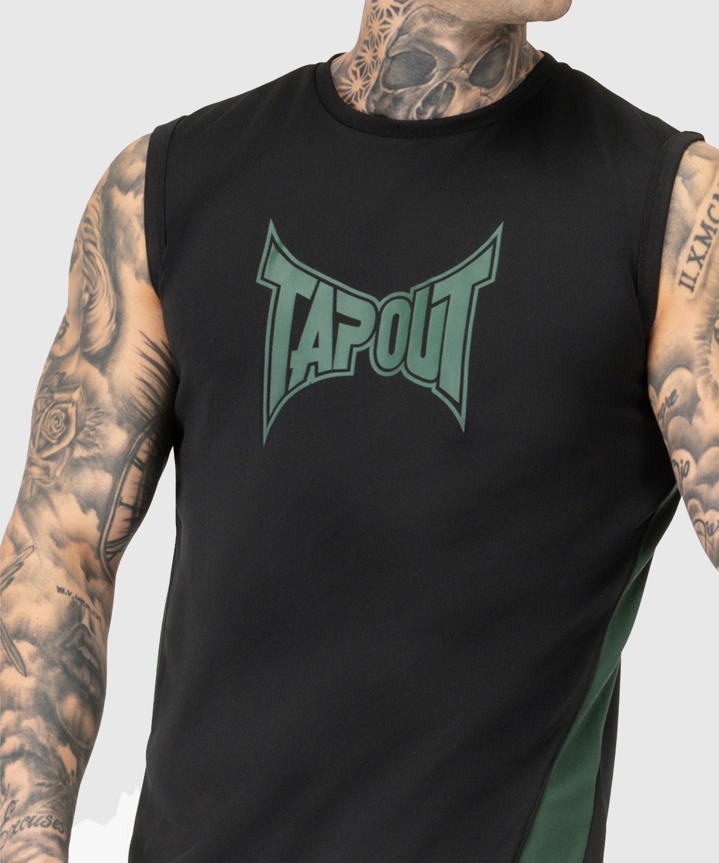 Débardeur Tapout Training - Noir/Vert