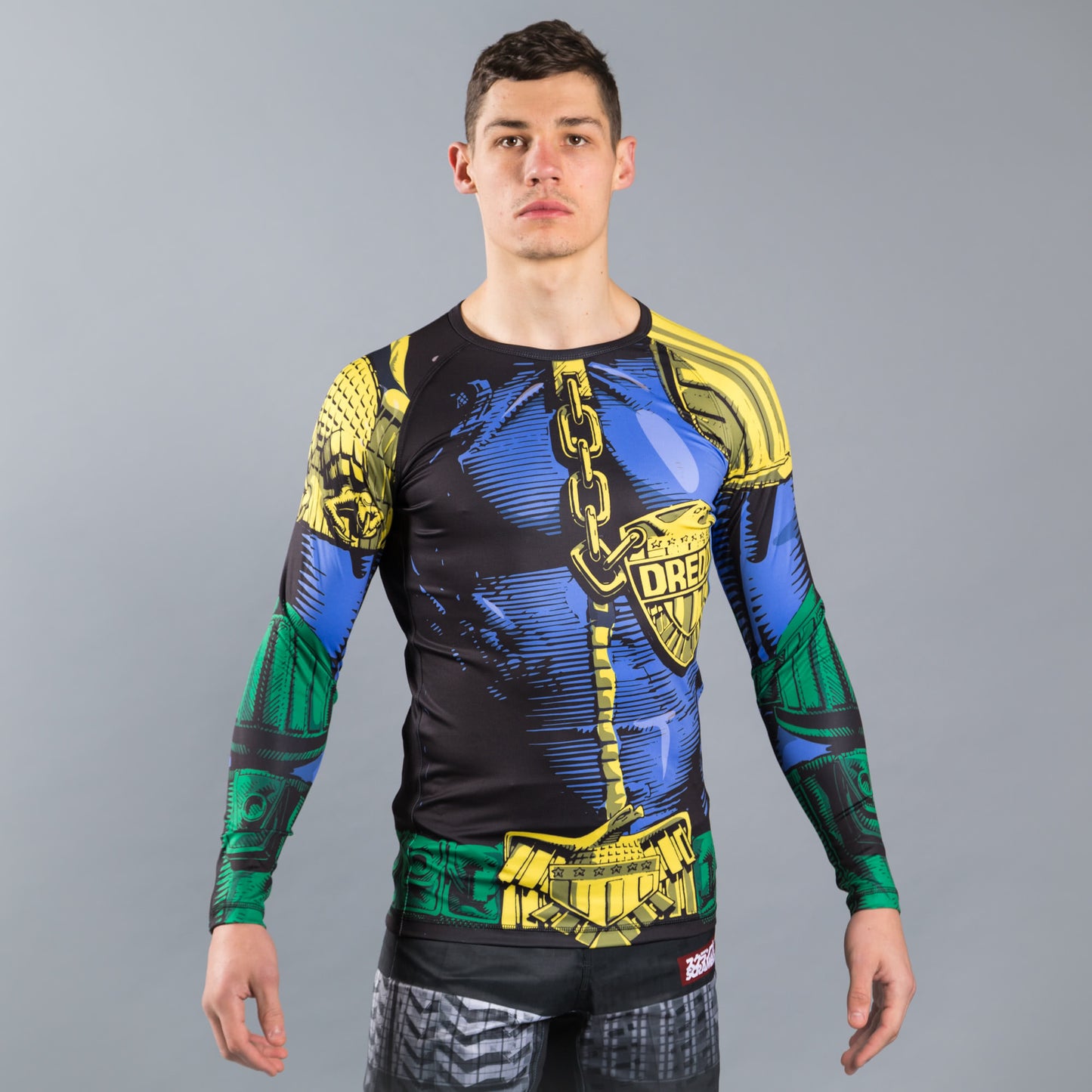 Rashguard Scramble X Judge Dredd The Law