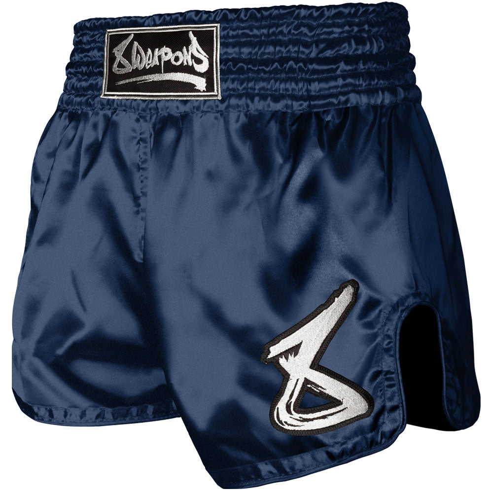 Short de Muay Thai 8 Weapons Strike - Bleu Marine