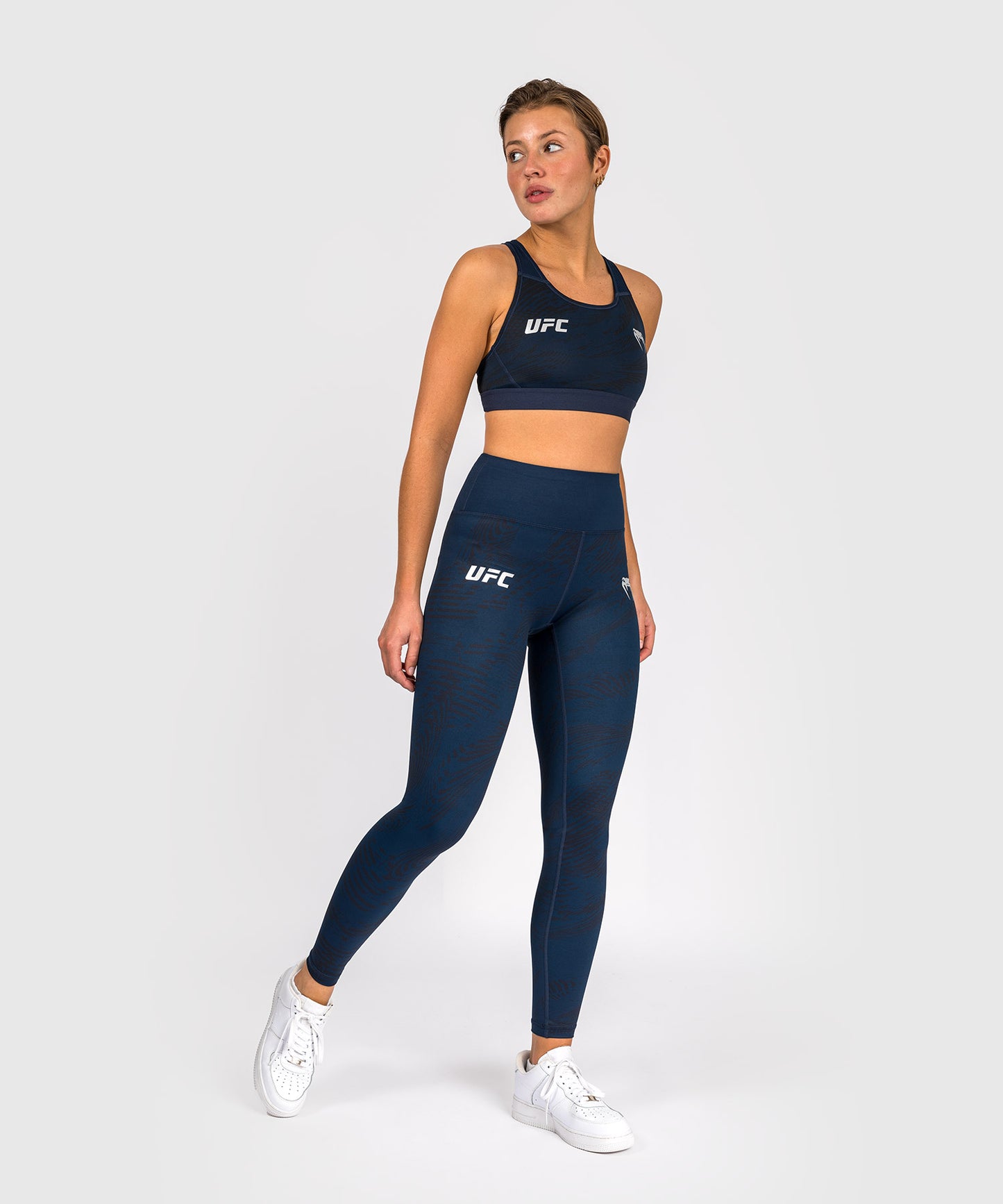 UFC Fusion by Venum Fight Week Leggings de Rendimiento para Mujer - Azul oceánico