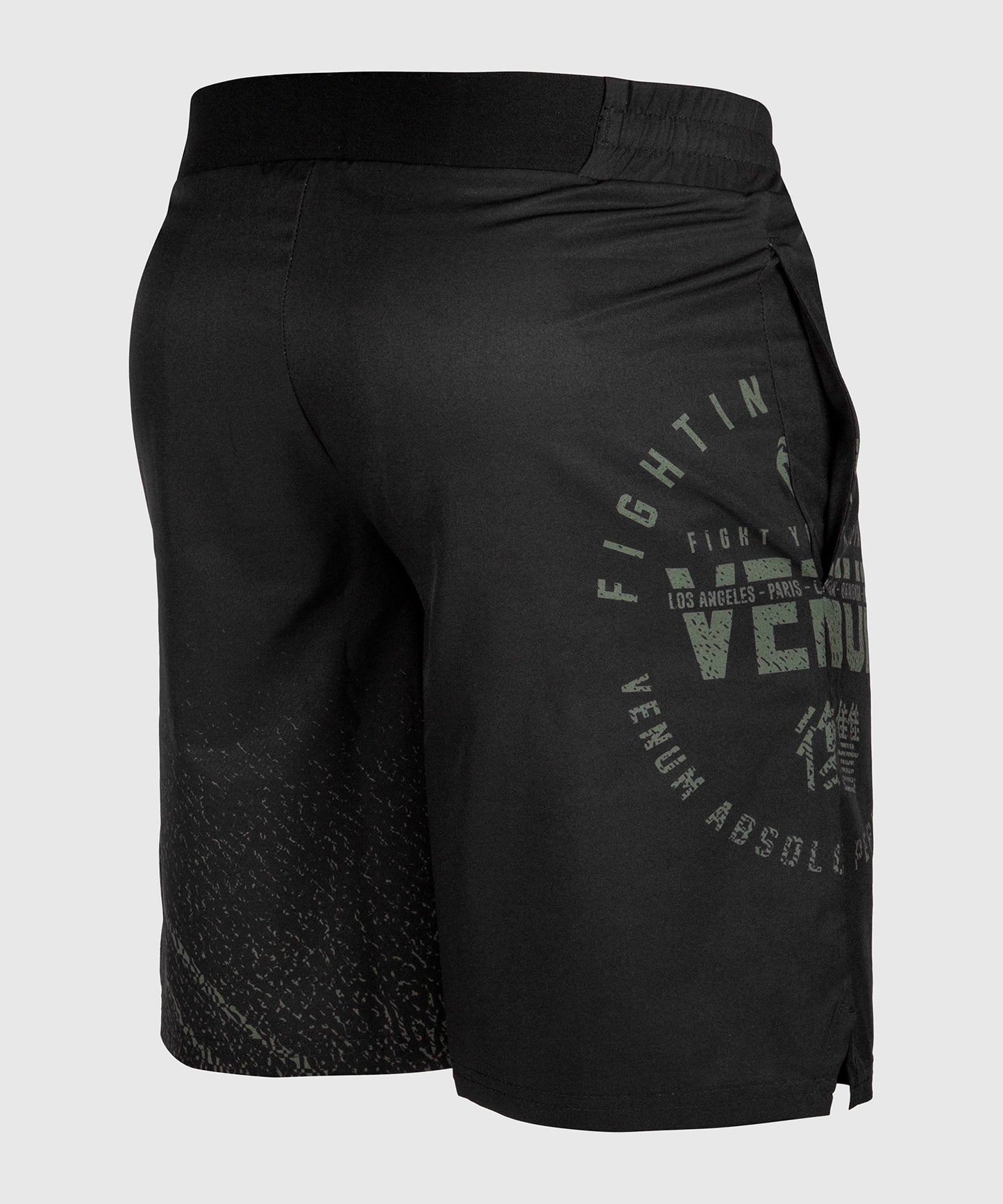 Venum Signature Training Shorts - Black/Khaki - Exclusive