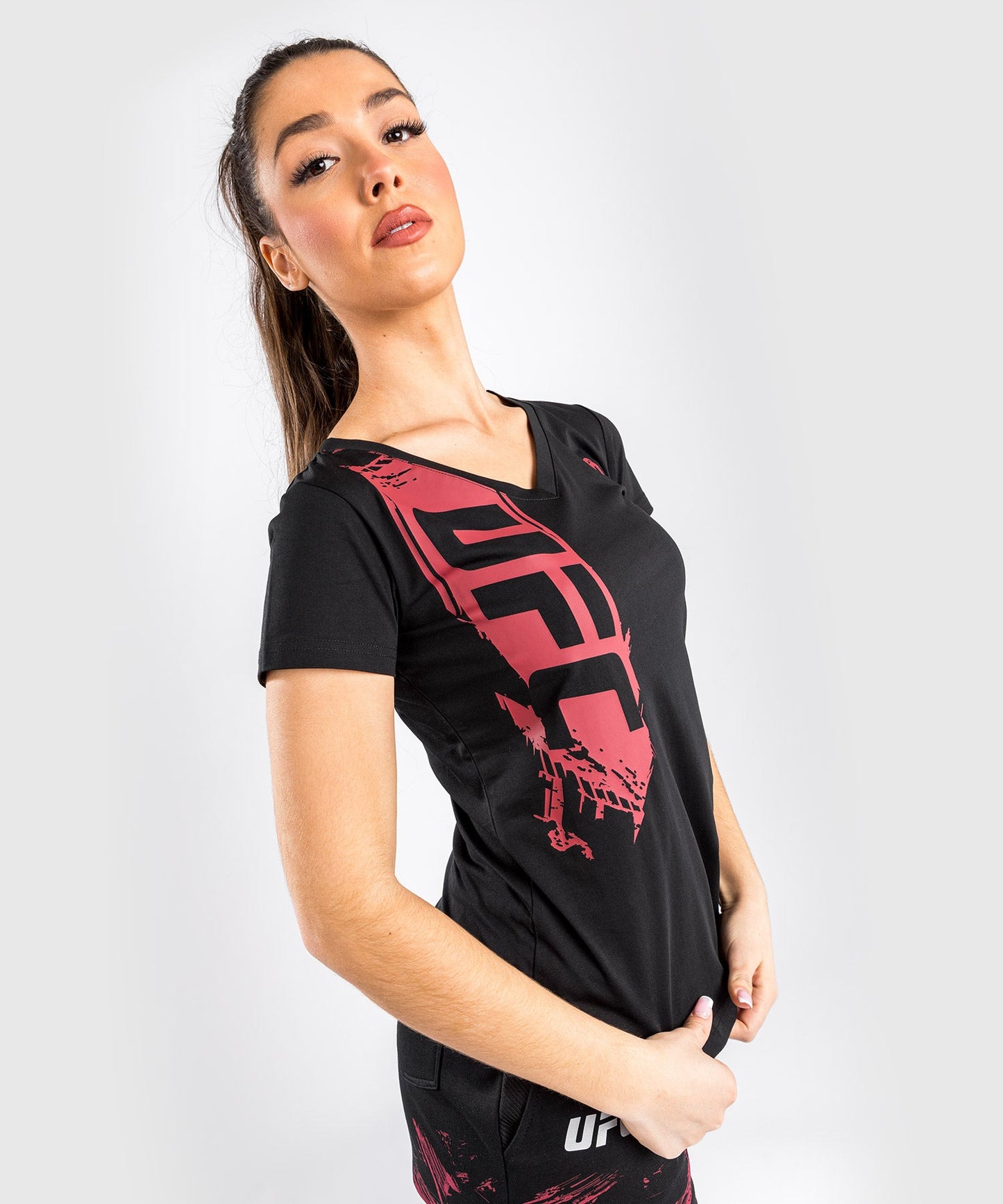 T-Shirt UFC Venum Authentic Fight Week 2.0 - For Women - Black/Red