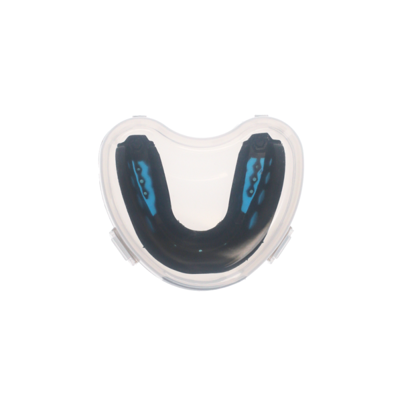 Shock Doctor Gel Max Protector Bucal Adulto – Negro/Azul