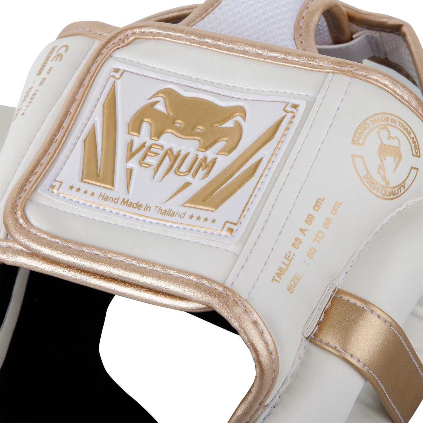 Casque de Protection Venum Elite - Blanc/Or