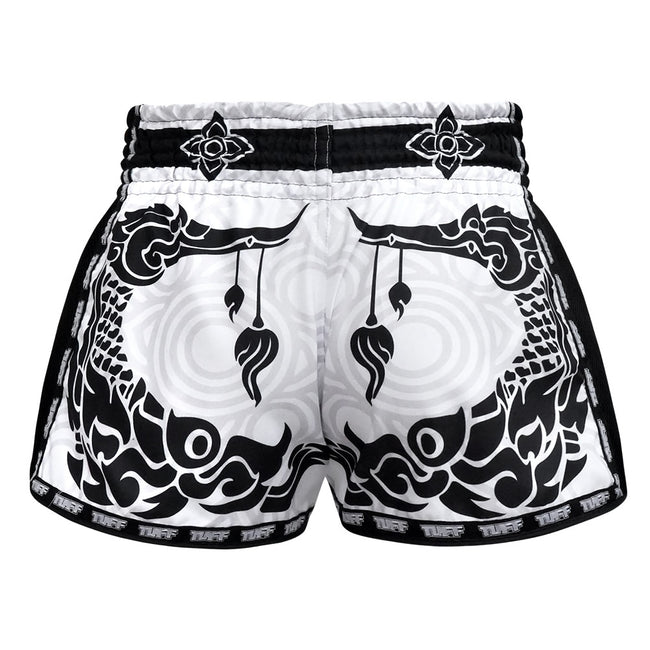 Tuff Retro Style The Great Hongsa Pantalones de Muay Thai - Blanco