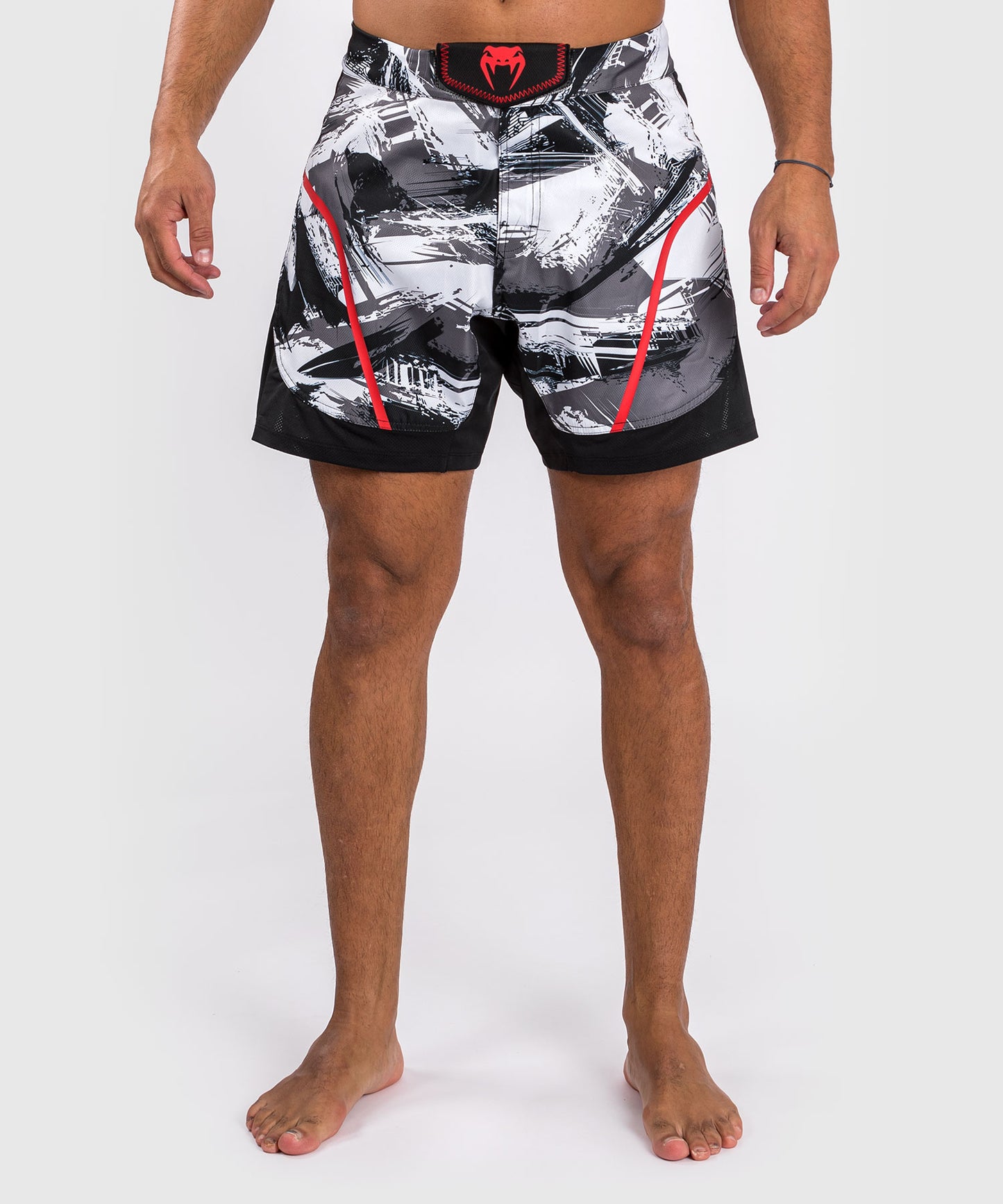 Venum Electron 3.0 Fight Shorts - Grau/Rot