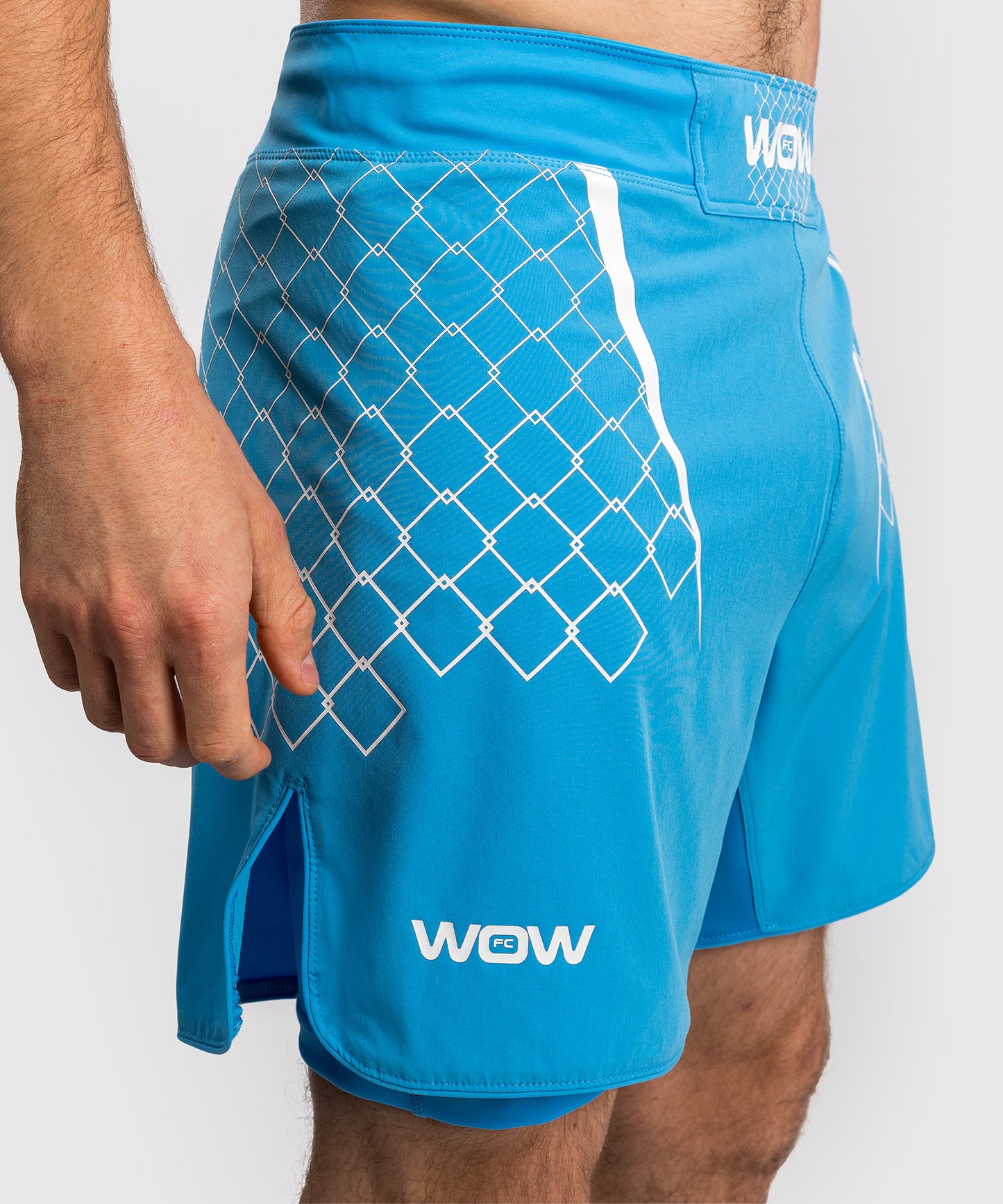 Venum x WOW FC Pantalones de Lucha para Hombre - Pacific Blue