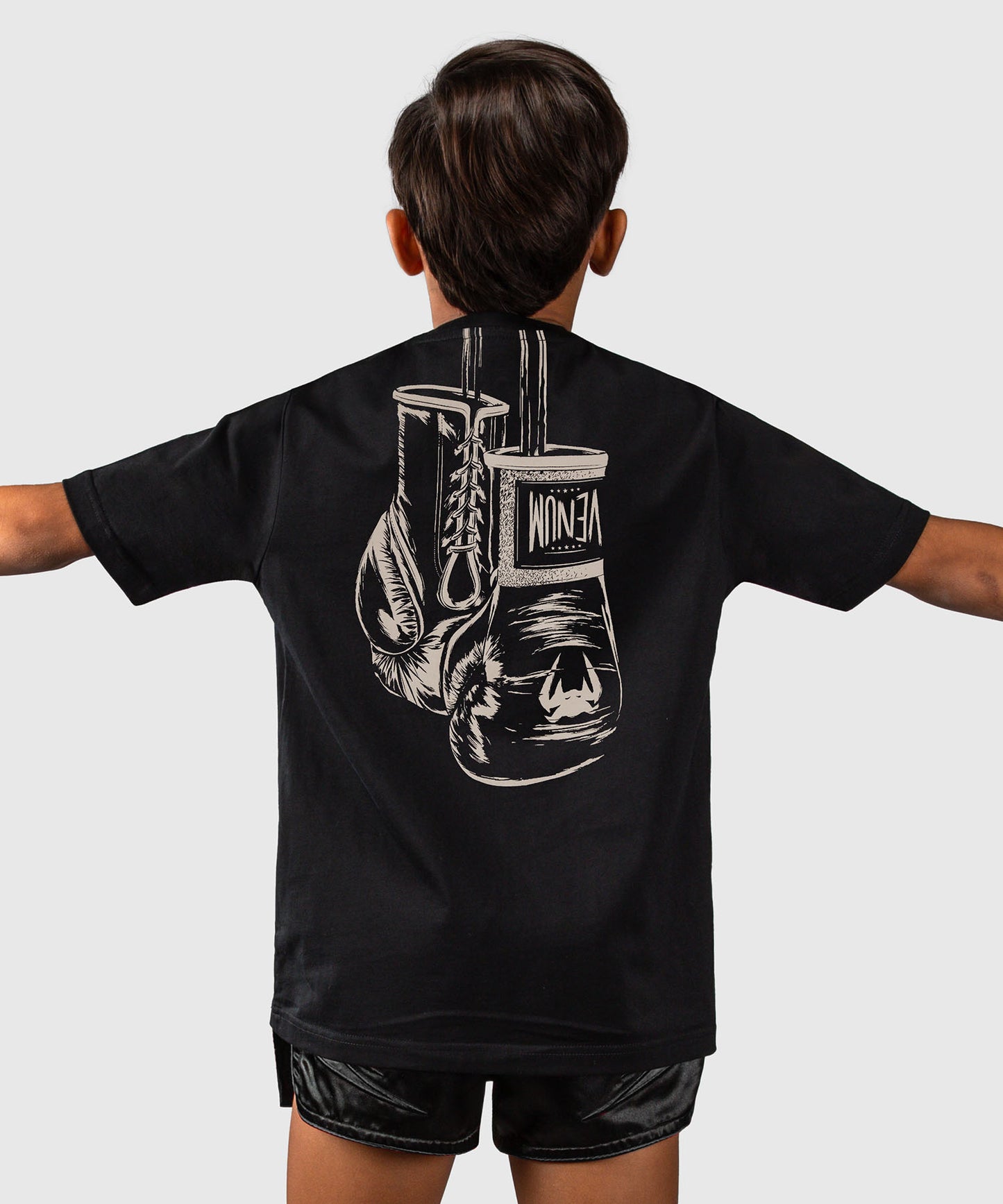 Venum Fight Icon T-Shirt aus Baumwolle - Schwarz