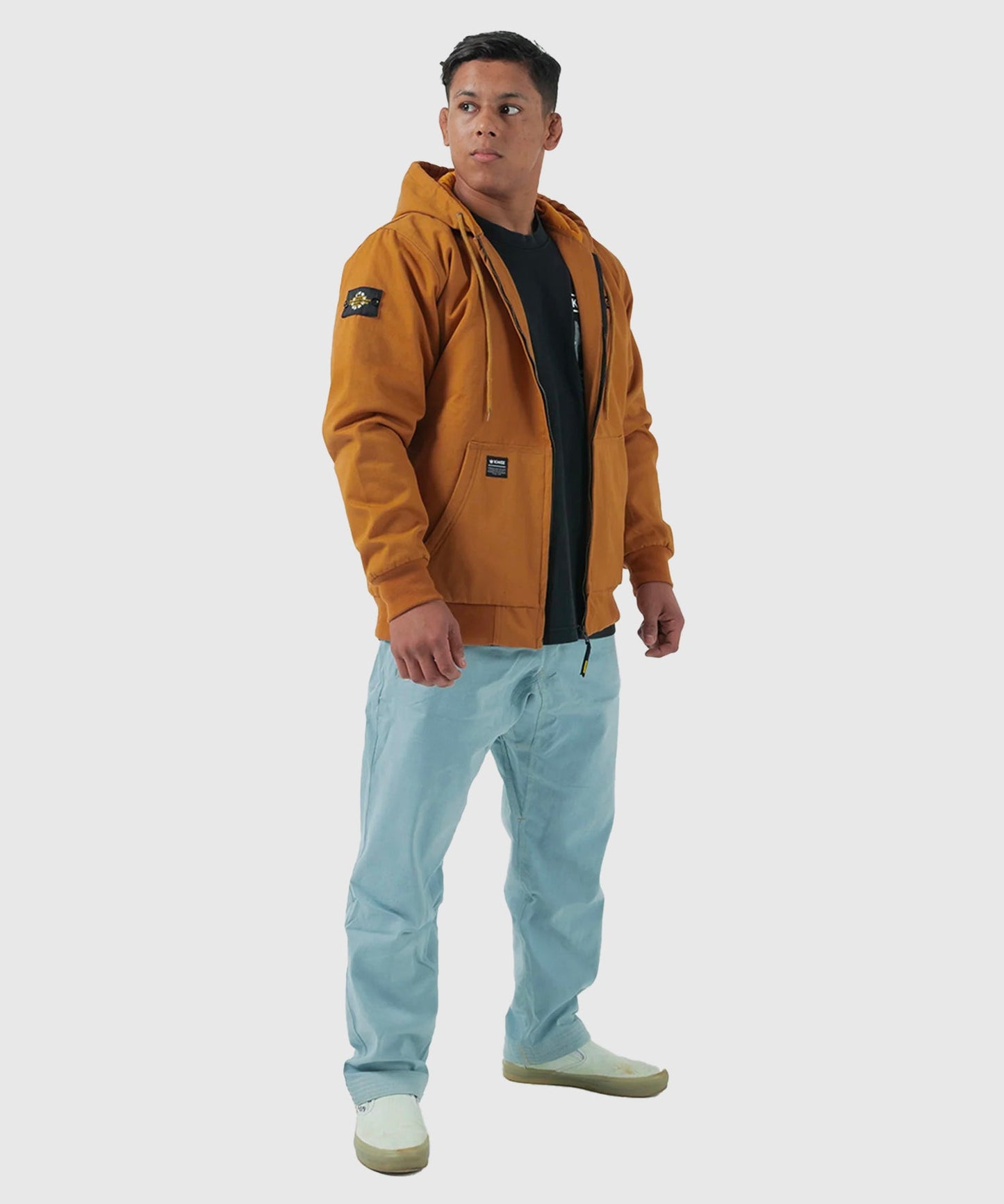 Veste Canvas Kingz - Marron