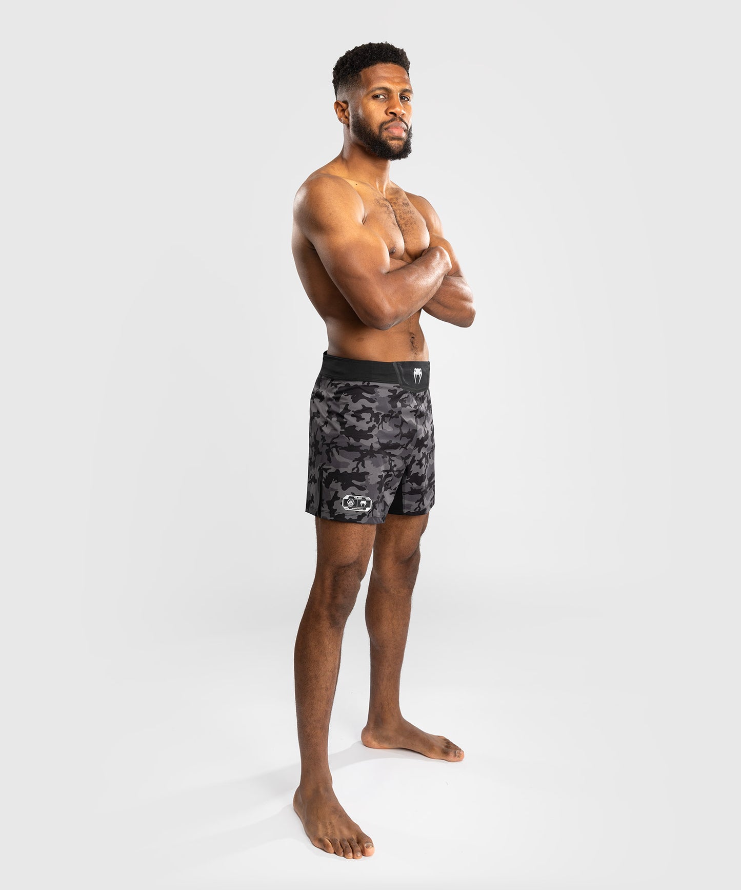 Venum x Polaris Fight Shorts - Black/Storm Grey