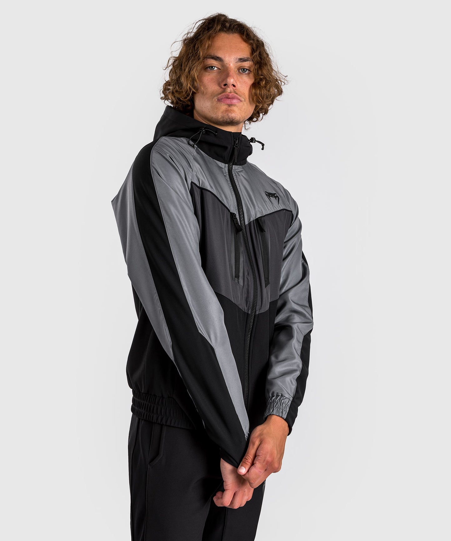 Venum Laser 3.0 Trainingsjacke - Schwarz/Grau