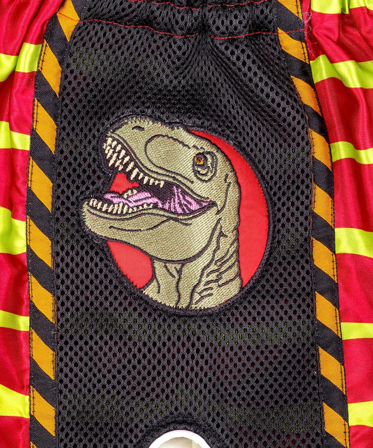 8 Weapons Jurassic Muay Thai Shorts - Grün/Rot