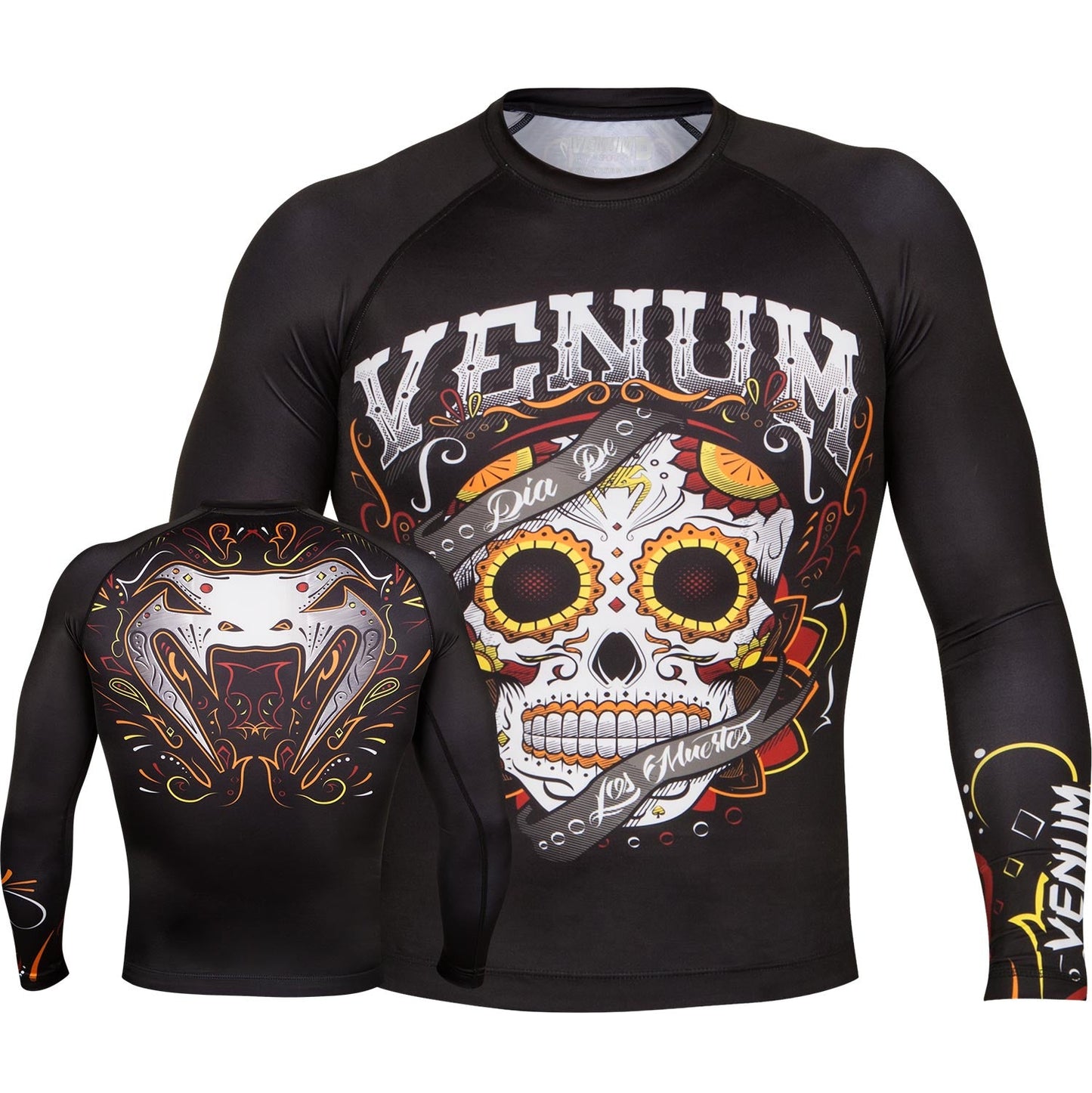 Venum Santa Muerte 2.0 Rashguard - Langarm