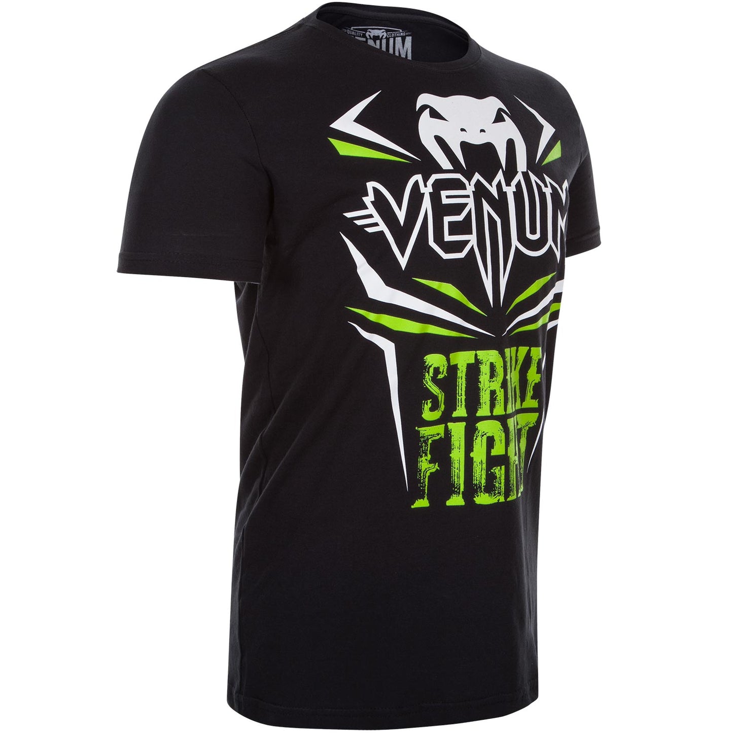 T-shirt Venum Strike Fight - Noir/Vert fluo