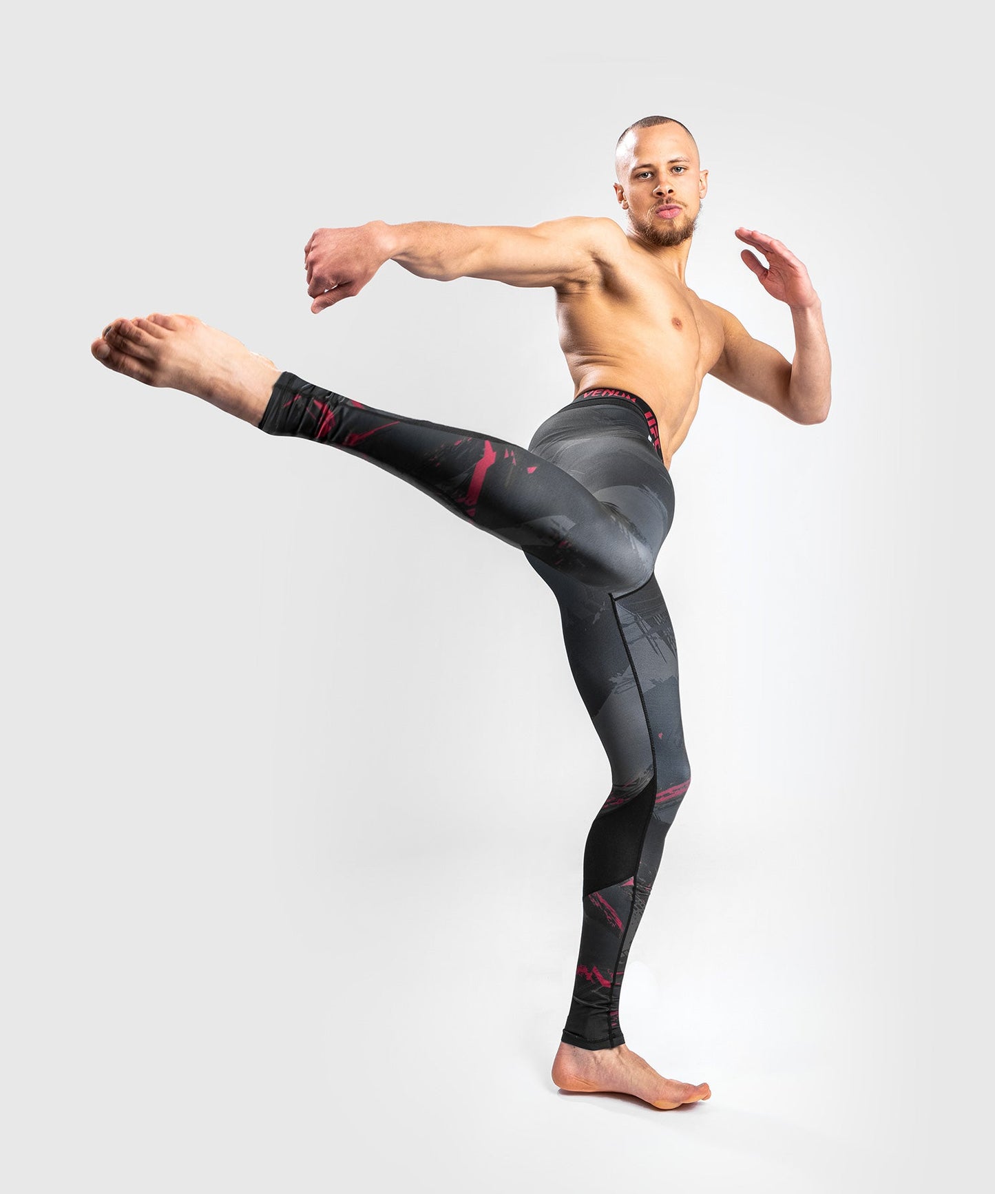 UFC Compression Pants Venum Authentic Fight Week 2.0 - Black