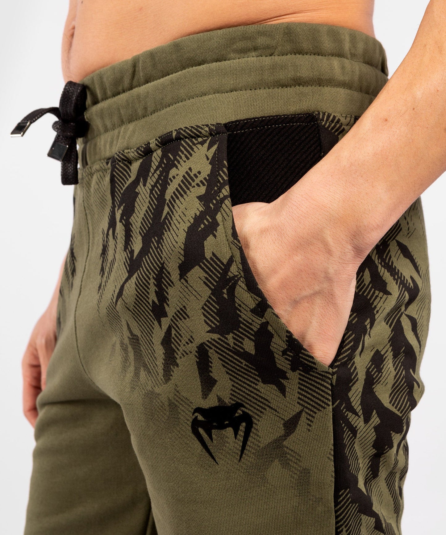 Short de Sport en Coton Homme UFC Venum Authentic Fight Week - Kaki