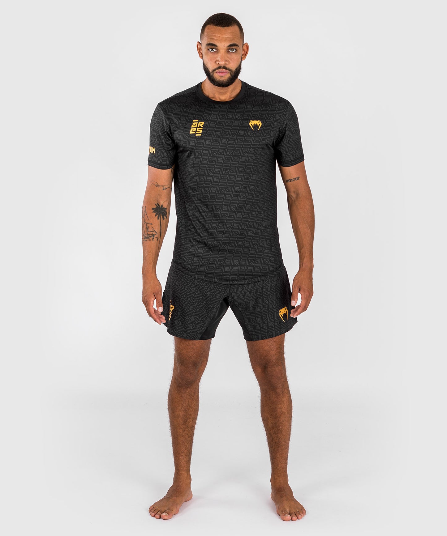 Venum x Ares Men’s Dry-Tech Shirt - Black/Gold