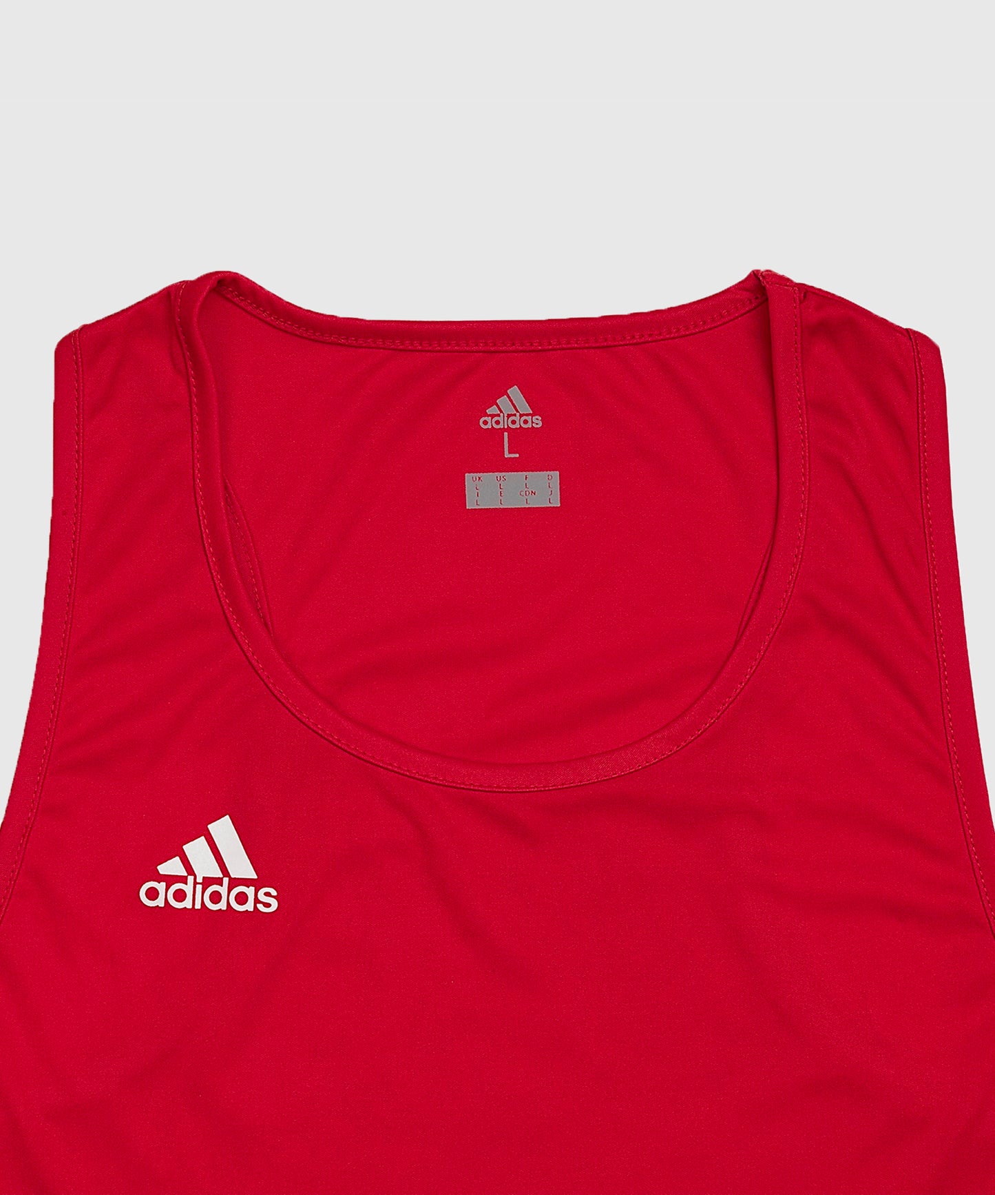 Débardeur Boxe Anglaise Adidas - Rouge/Blanc