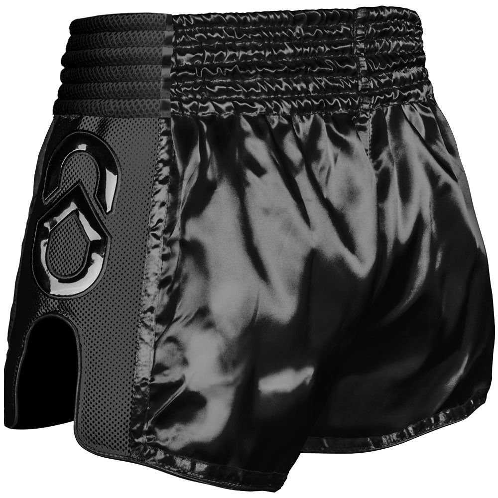 Short de Muay Thai 8 Weapons Super Mesh - Noir/Noir