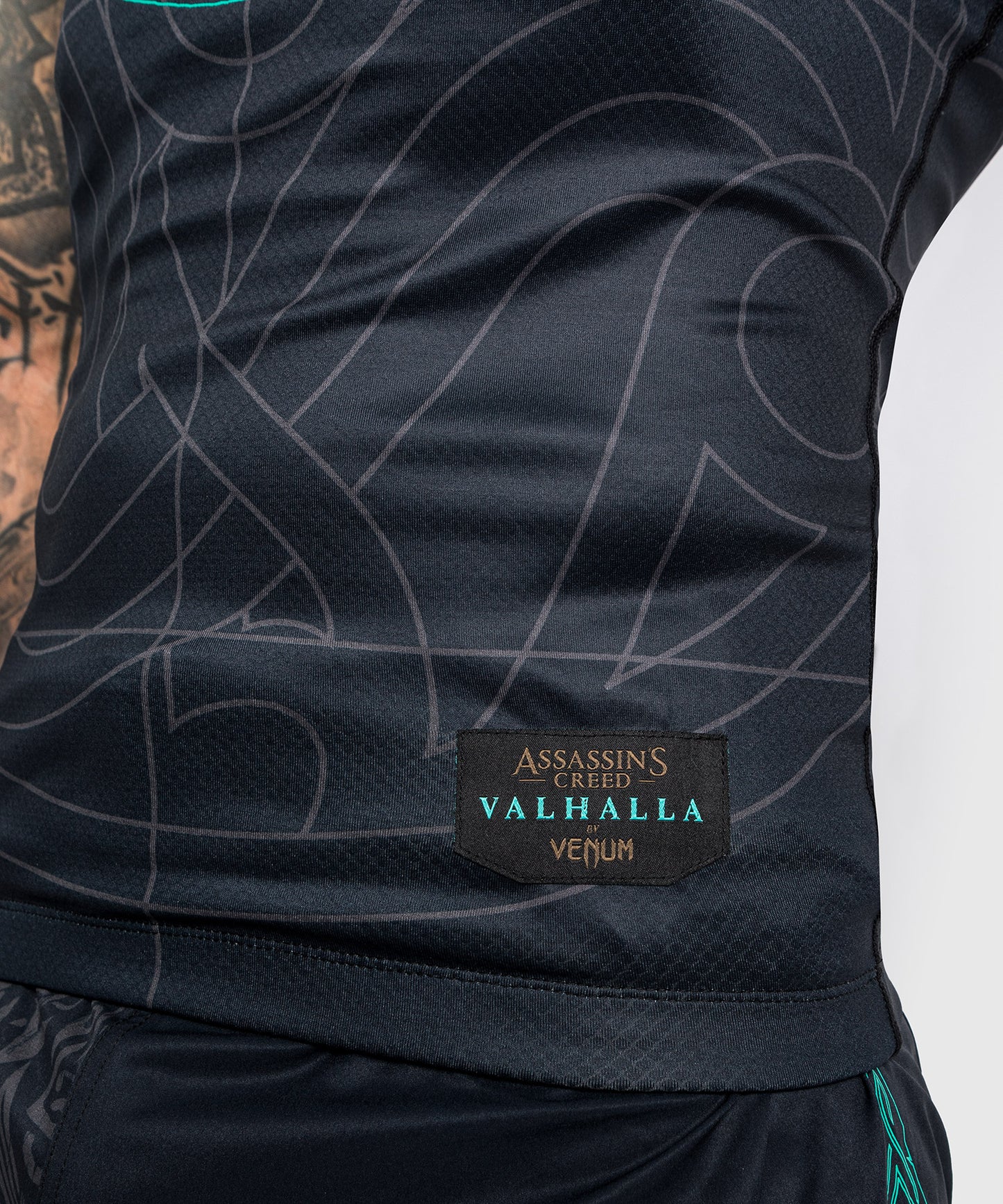 Rashguard Venum Assassin's Creed Reloaded - Manches Courtes - Noir
