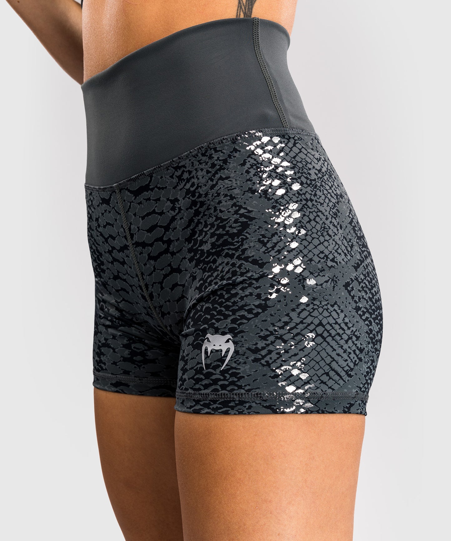 Venum Amazonia Pantalones Cortos de Compresión para Mujer - Gris Oscuro