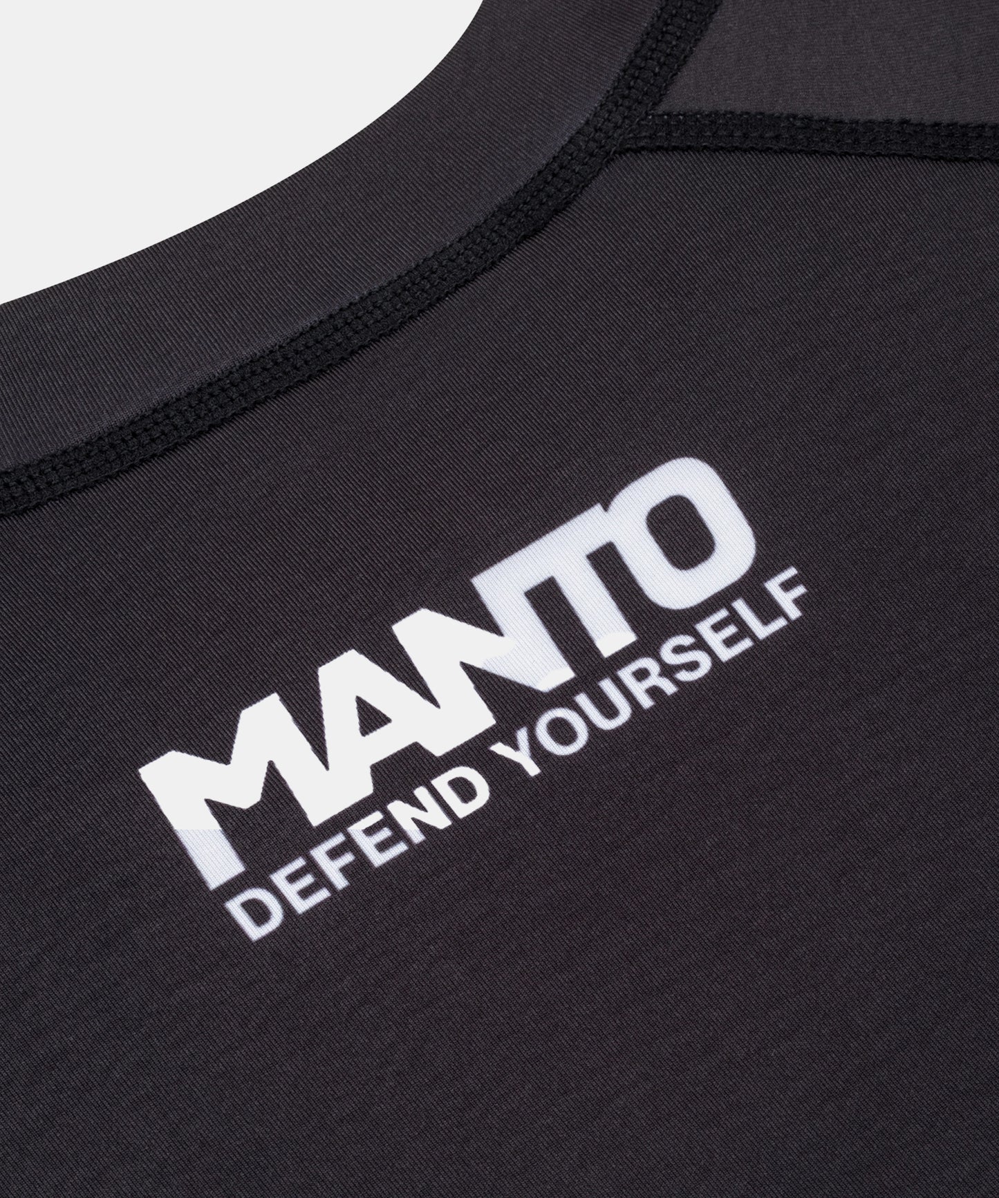 Rashguard À Manches Courtes Manto Logo - Noir