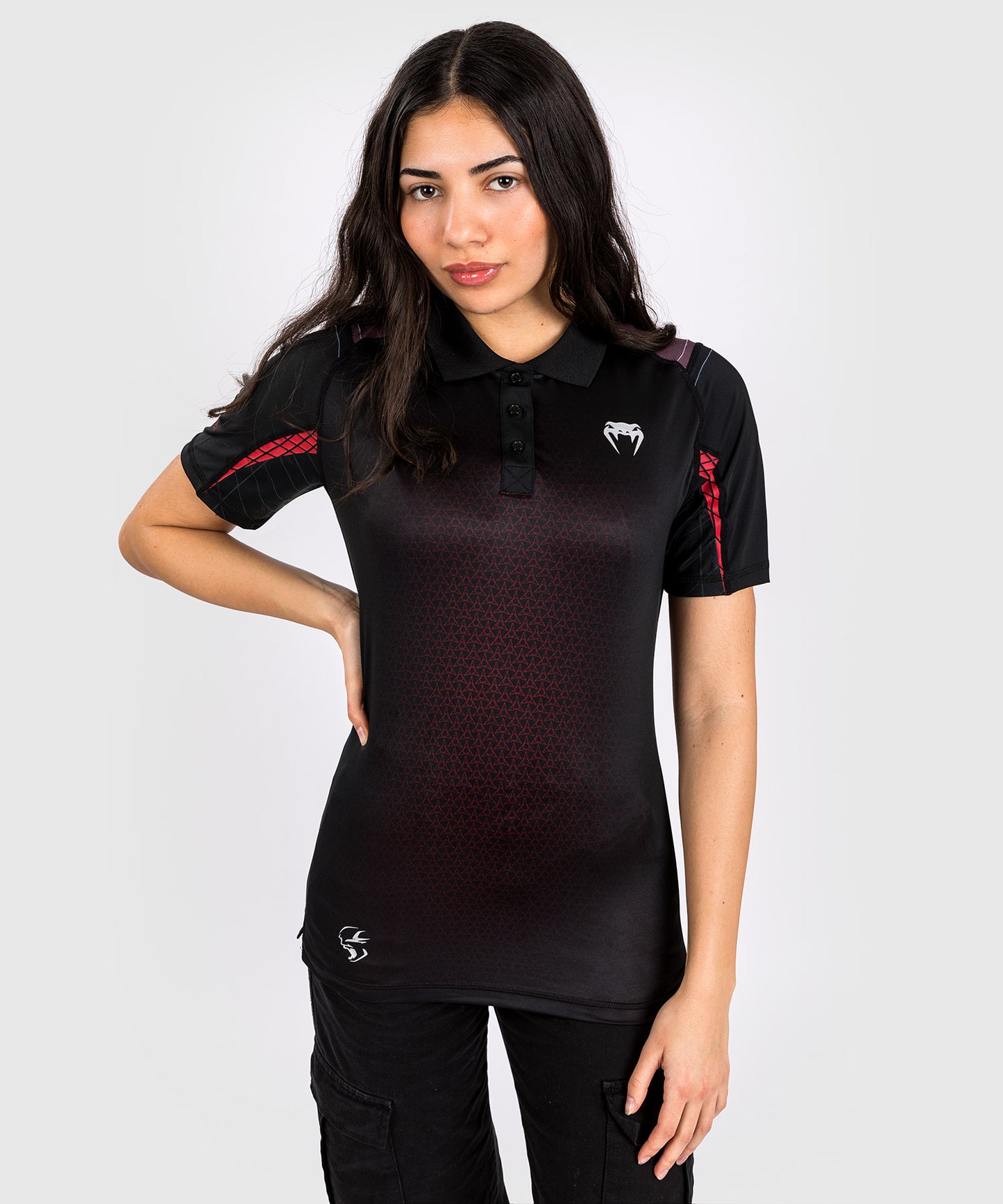 Venum x Dodge Banshee Polo de mujer Dry Tech - Negro