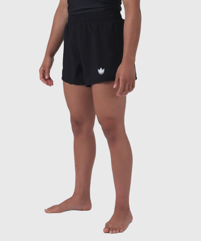 Short de MMA Pour Femme Kingz Hybrid - Noir