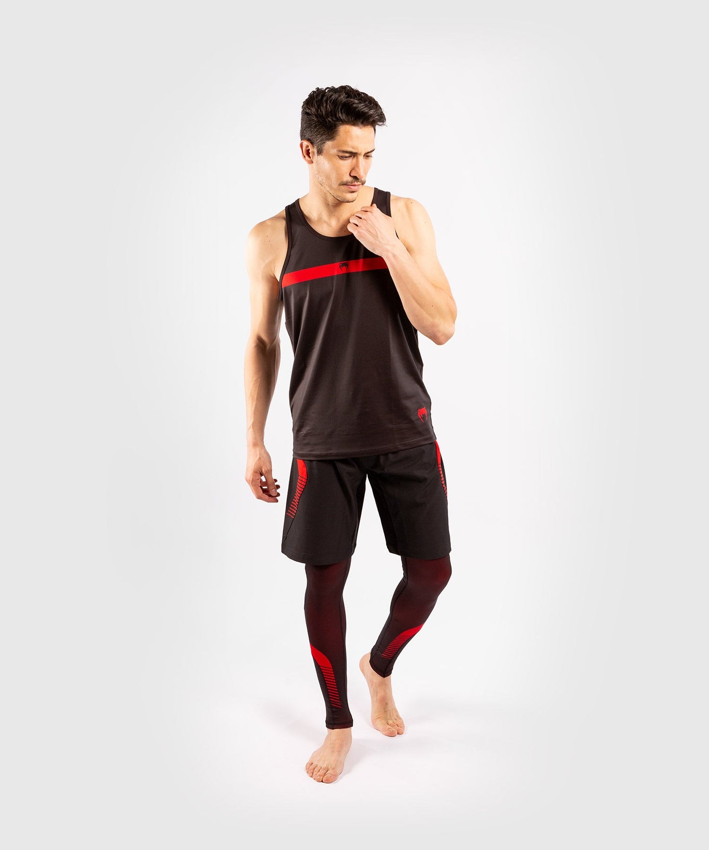 Pantalon de Compression Venum NoGi 3.0 - Noir/Rouge