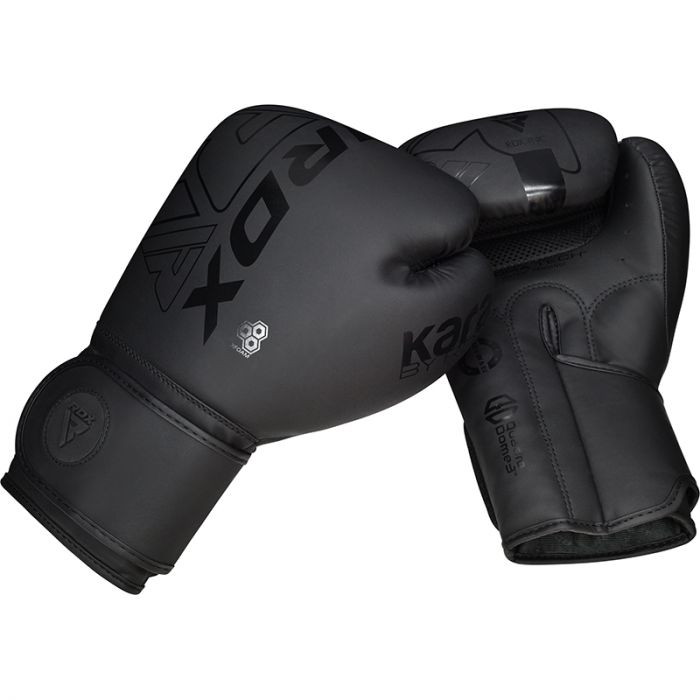Gants de Boxe F6 Kara Rdx - Noir/Noir