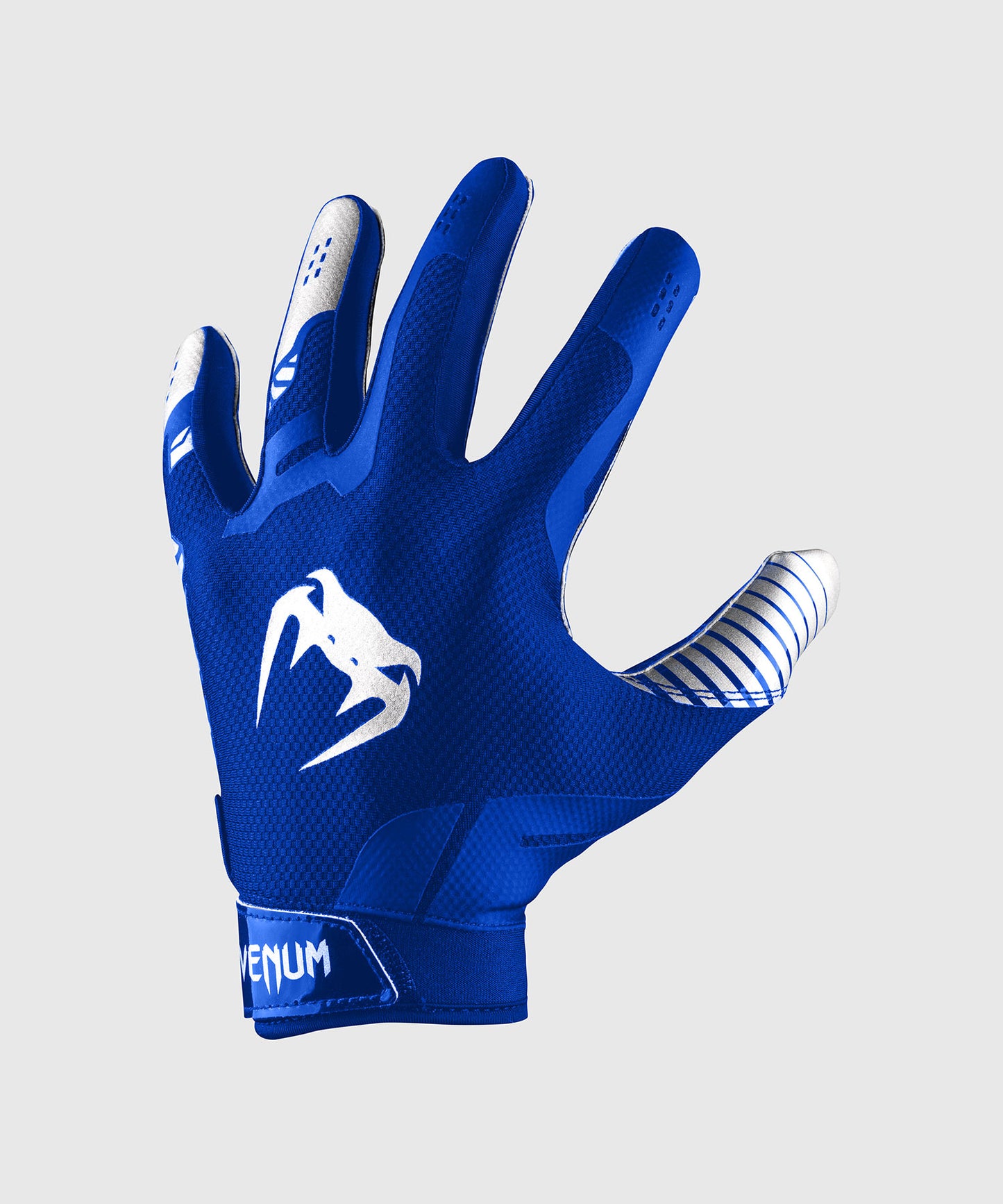 Venum Elite Football Gloves - Royal Blue/Silver