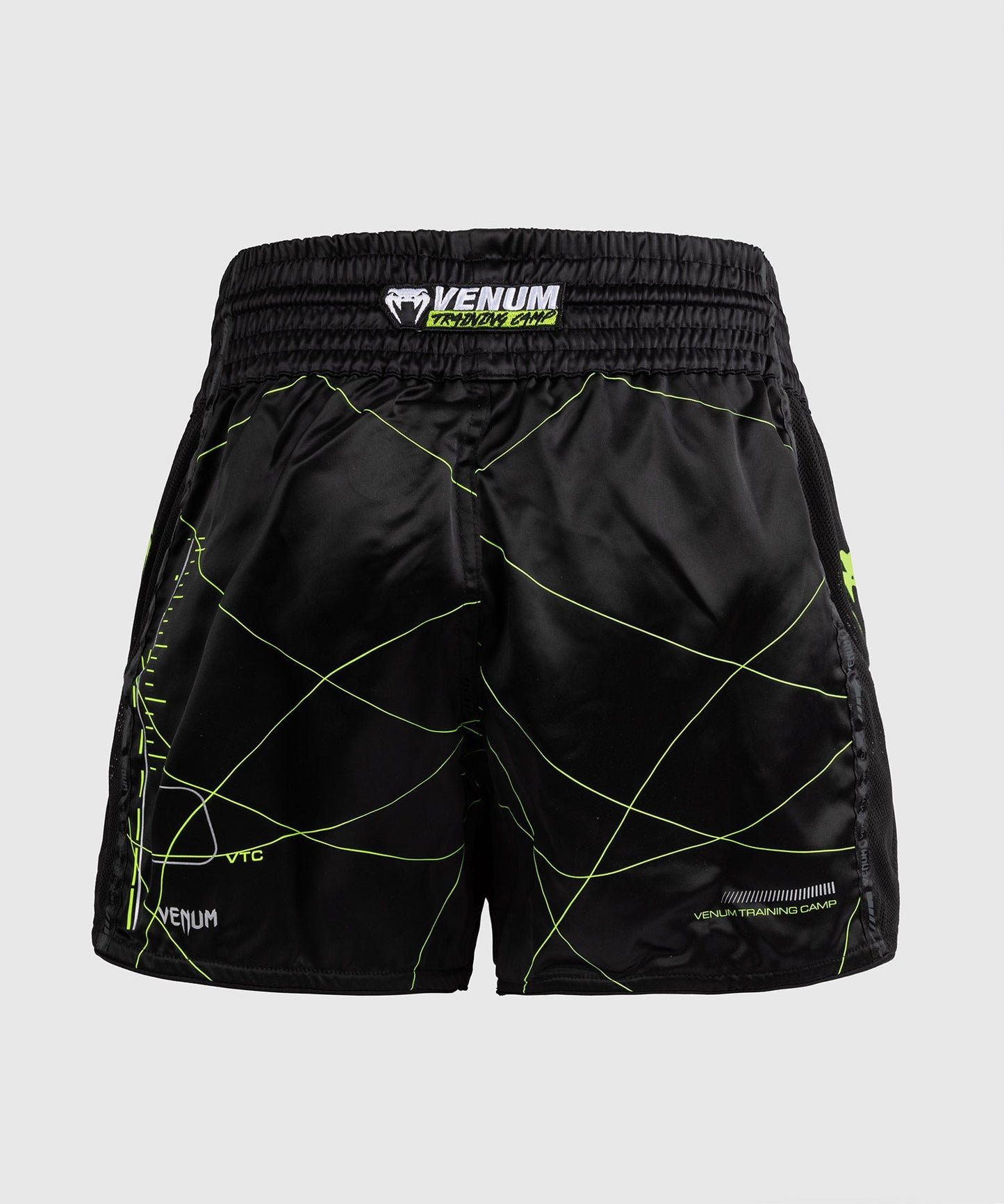 Venum Training Camp 4.0 Muay Thai Short - Black/Neon Green