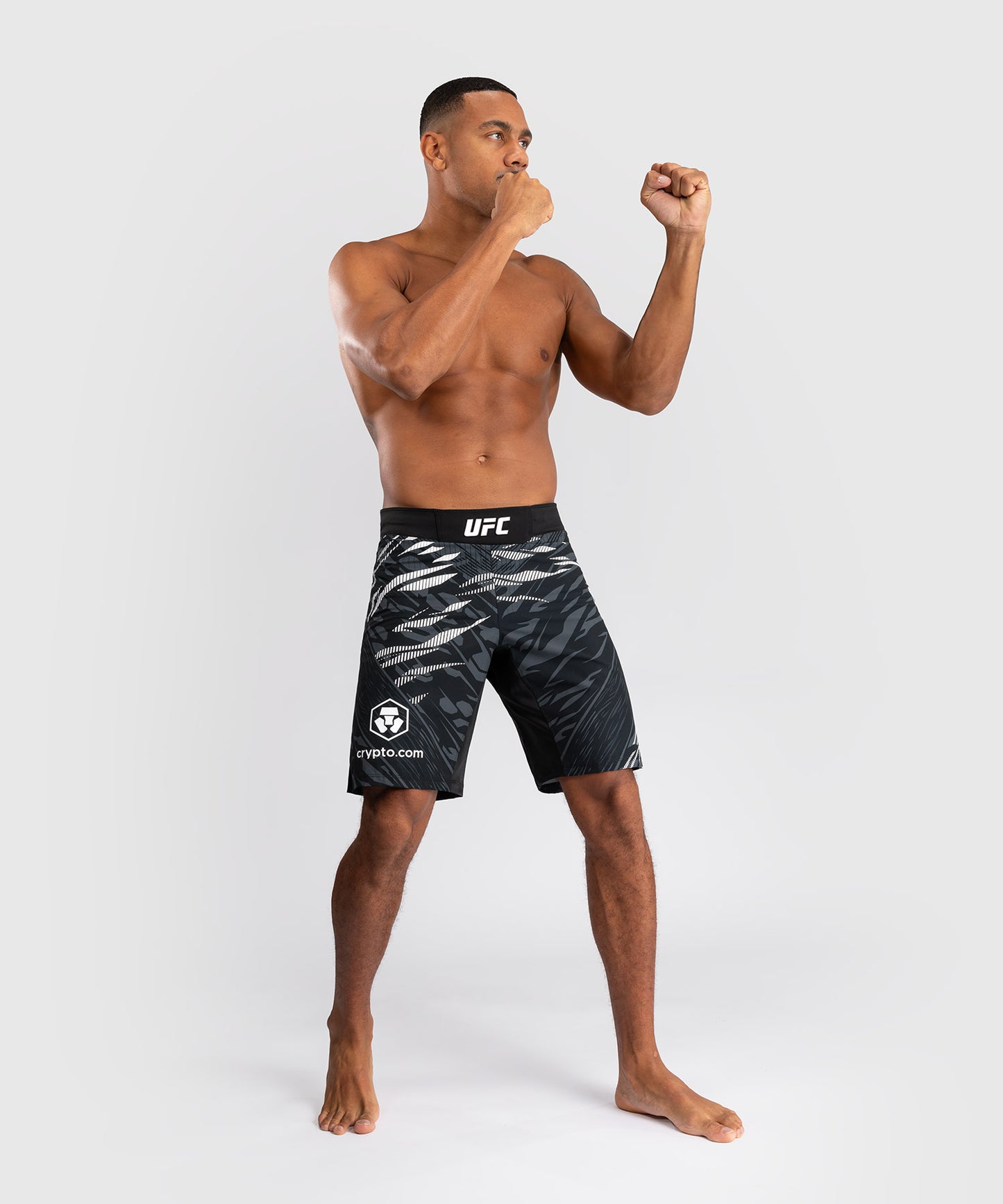 Shorts de Combat pour Hommes UFC Fusion by Venum Authentic Fight Night - Coupe Longue - Noir