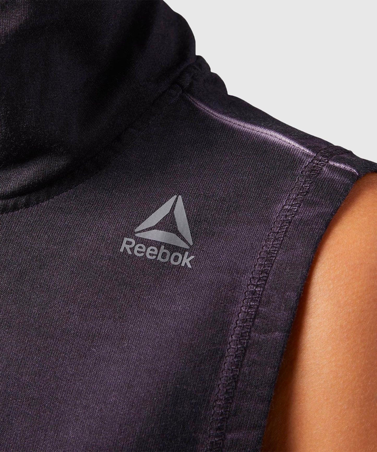Sweat À Capuche Sans Manche Glory Combat Reebok - Gris
