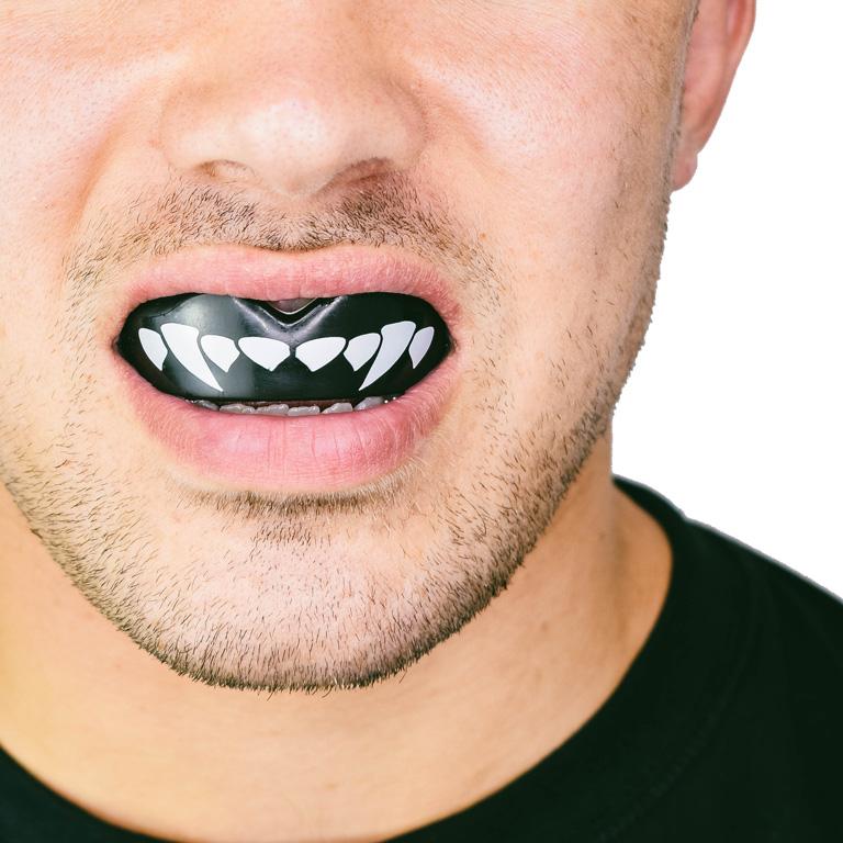 Protège-dents Safejawz Fangz - Adulte - Noir/Blanc