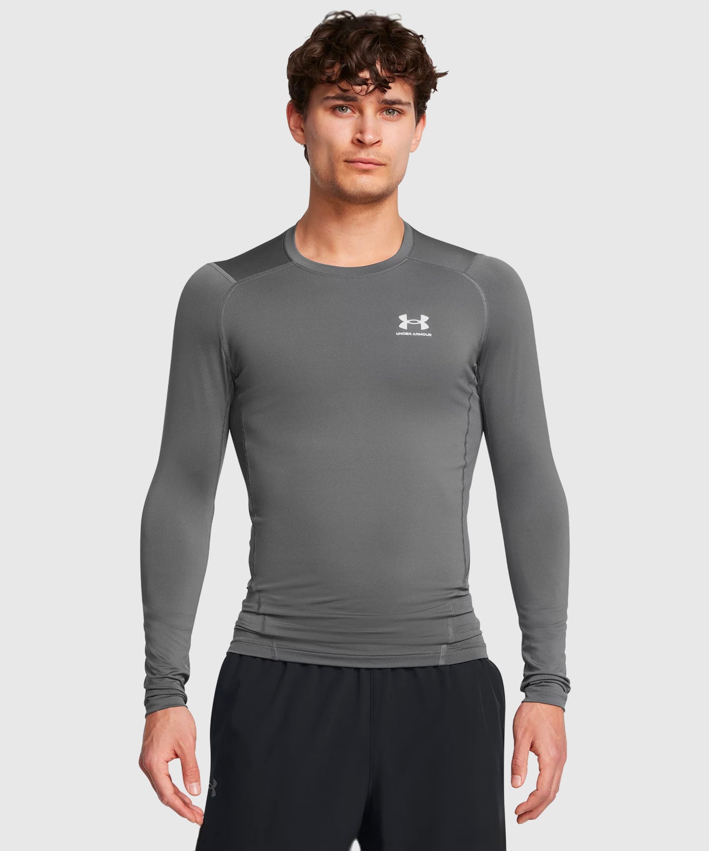 T-Shirt Manches Longues Under Armour Heatgear® Armour - Gris