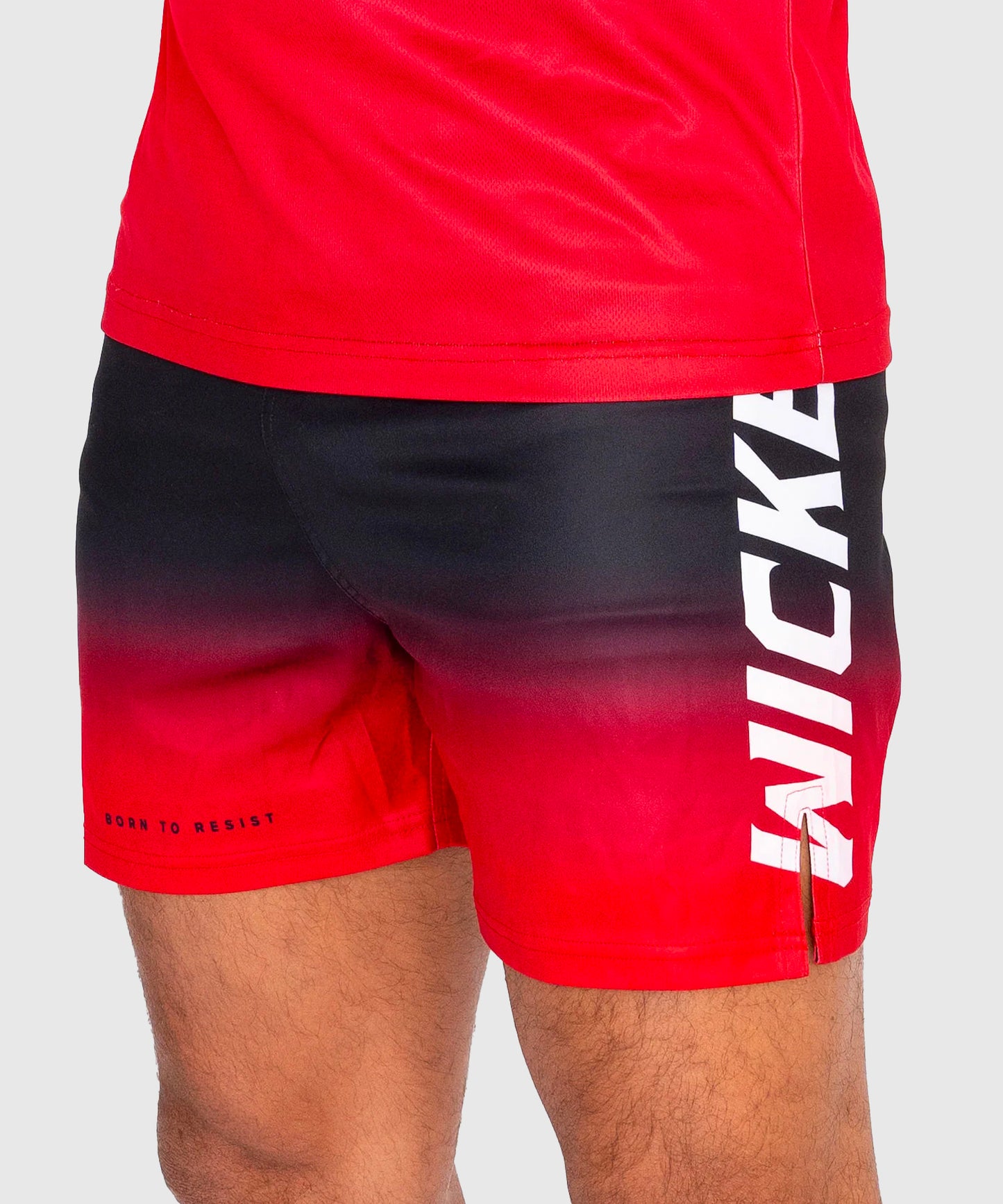 Short de MMA Wicked One Ghost - Noir/Rouge