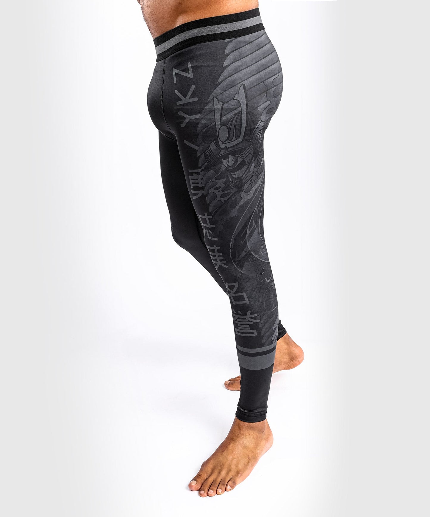 Venum YKZ21 Compression Pants - Black/Black